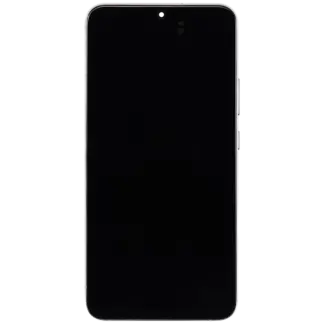 OLED Display mit Rahmen für Samsung Galaxy S22 Plus 5G (Service Pack) (White (Weiß))