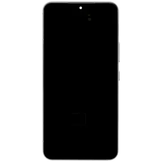 OLED Display mit Rahmen für Samsung Galaxy S22 5G (Service Pack) (White (Weiß))
