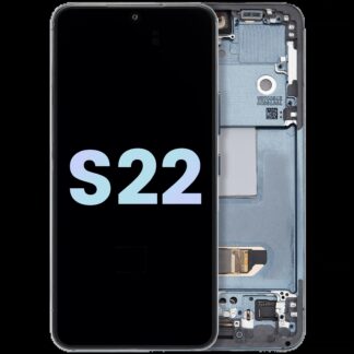 OLED Display mit Rahmen für Samsung Galaxy S22 5G (Service Pack) (Green (Grün))