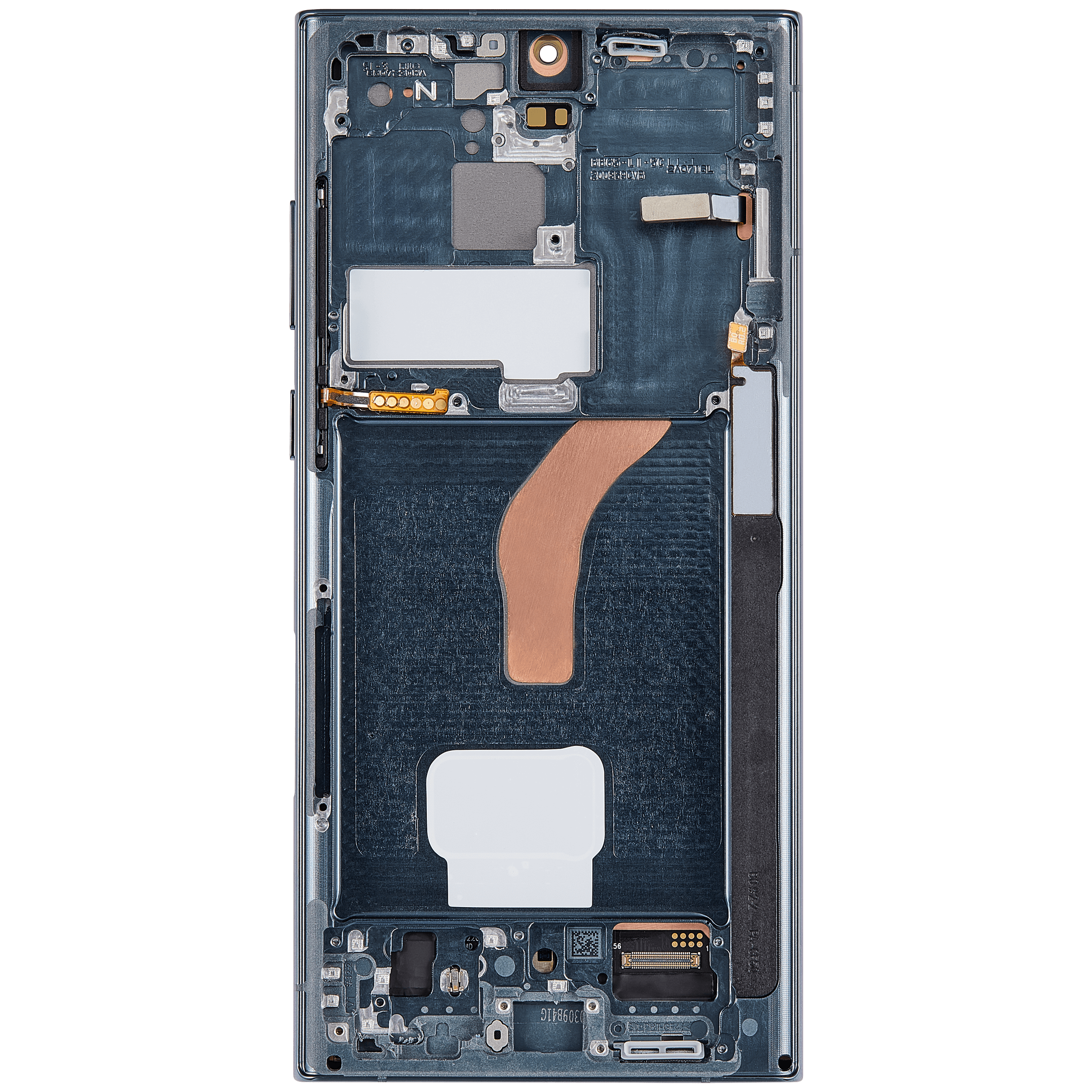 OLED Display mit Rahmen für Samsung Galaxy S22 Ultra 5G (Service Pack) (Green (Grün)) – Bild 4