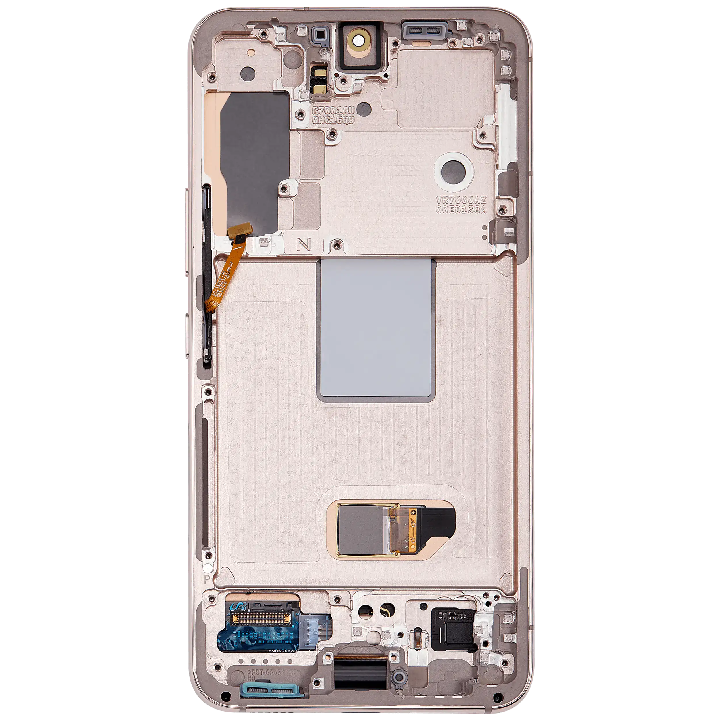 OLED Display mit Rahmen für Samsung Galaxy S22 5G (Service Pack) (Pink Gold) – Bild 4