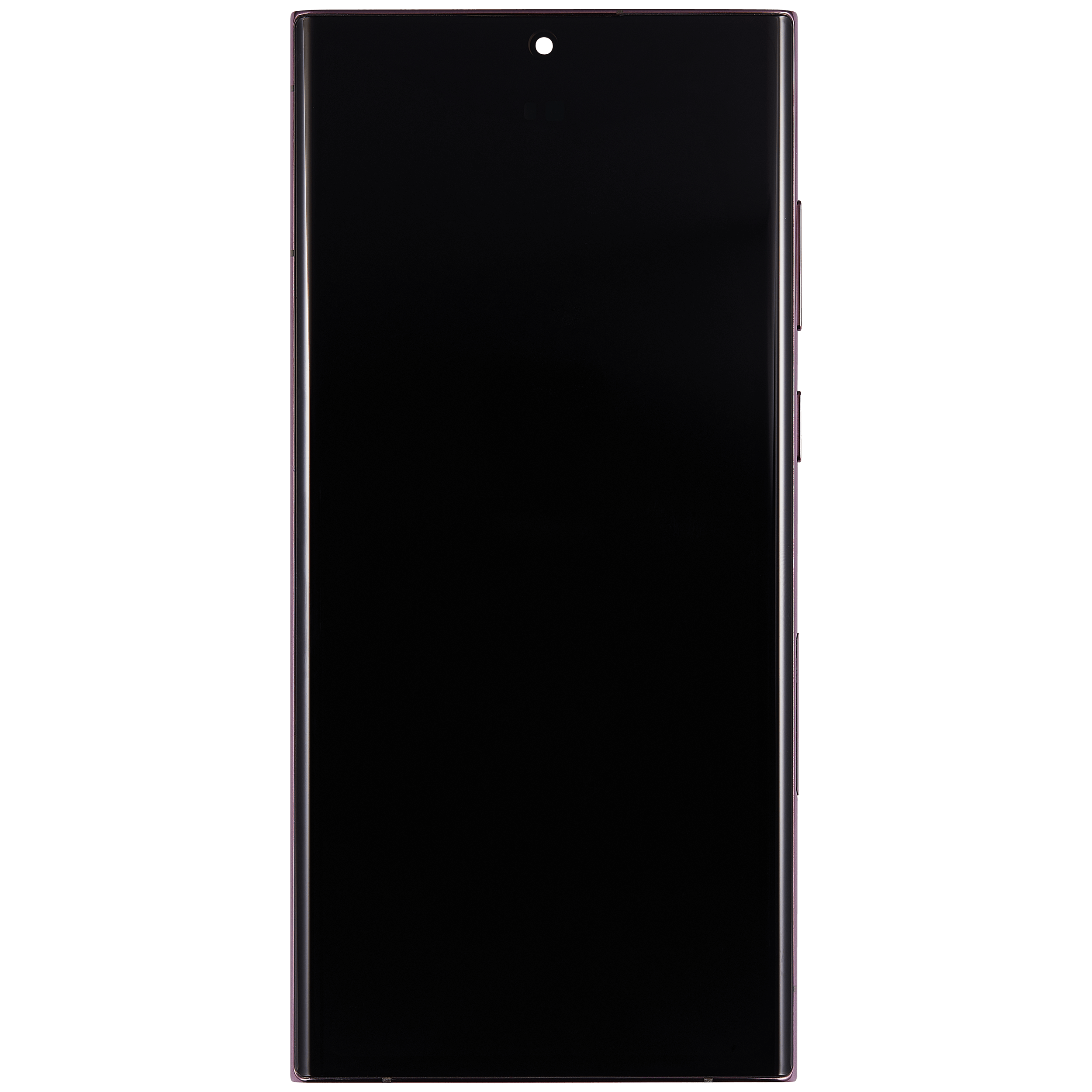 OLED Display mit Rahmen für Samsung Galaxy S22 Ultra 5G (Service Pack) (Burgundy) – Bild 3