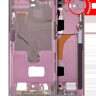 Mittelrahmen für Samsung Galaxy S22 Ultra 5G (US & International Version) (Burgundy)