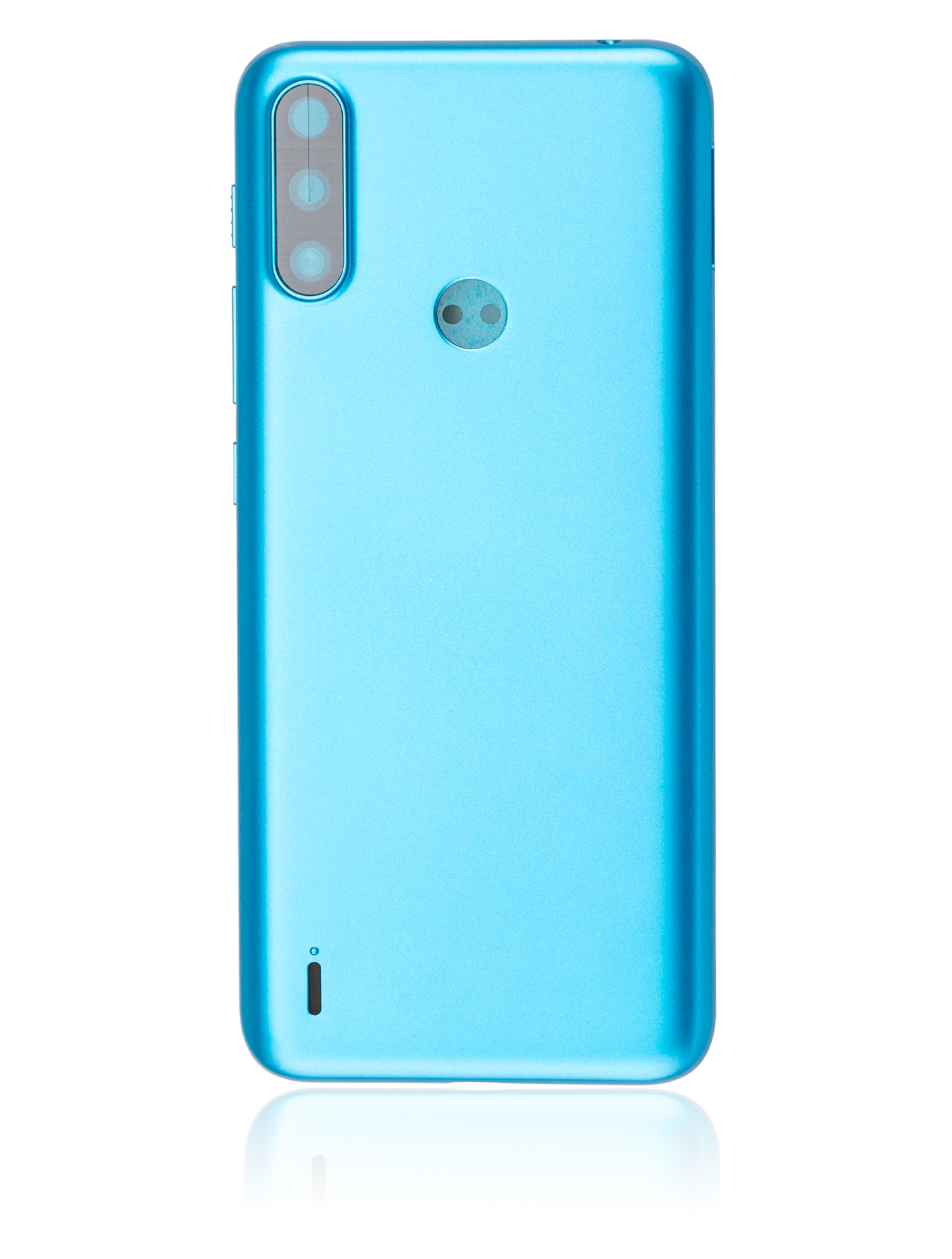 Rückdeckelglas für Motorola Moto E7 Power (XT2097-6 / 2021) (Tahiti Blue) – Bild 3