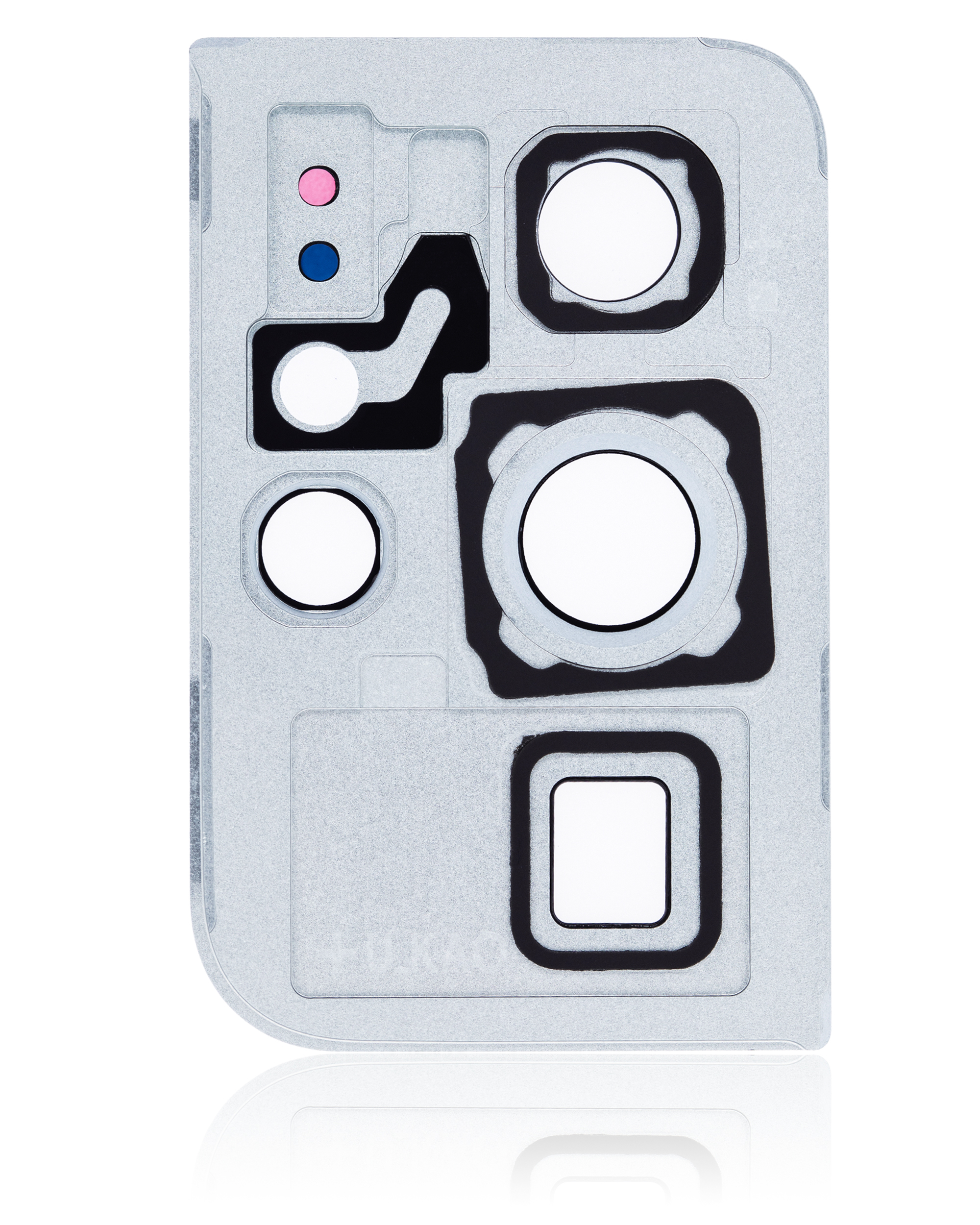 Rückkamera-Glas mit Abdeckung Blendenring für Samsung Galaxy S21 Ultra (Phantom Silver) – Bild 3