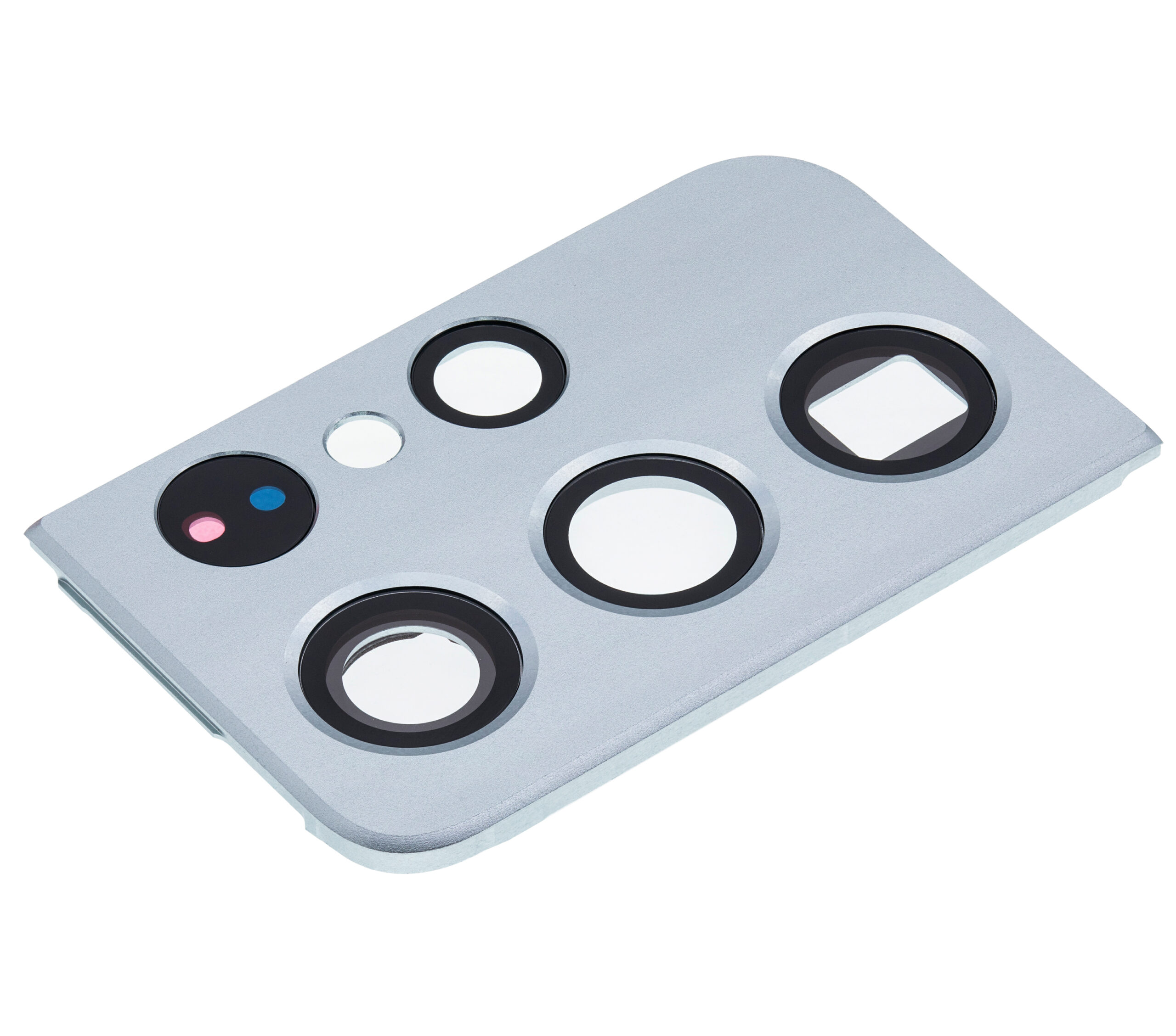 Rückkamera-Glas mit Abdeckung Blendenring für Samsung Galaxy S21 Ultra (Phantom Silver) – Bild 4