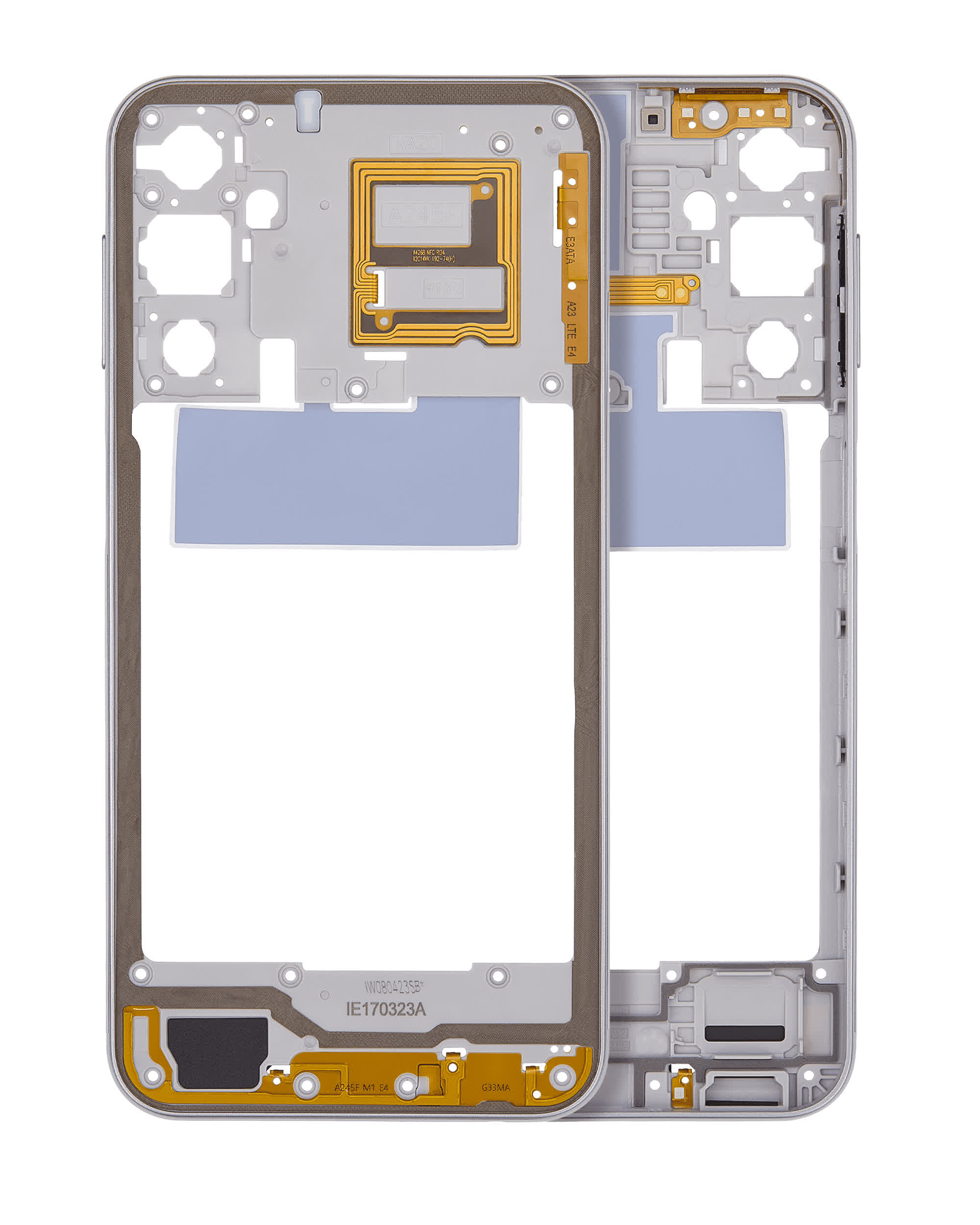 Mittelrahmen für Samsung Galaxy A24 4G (A245 / 2023) (Blue gradient)