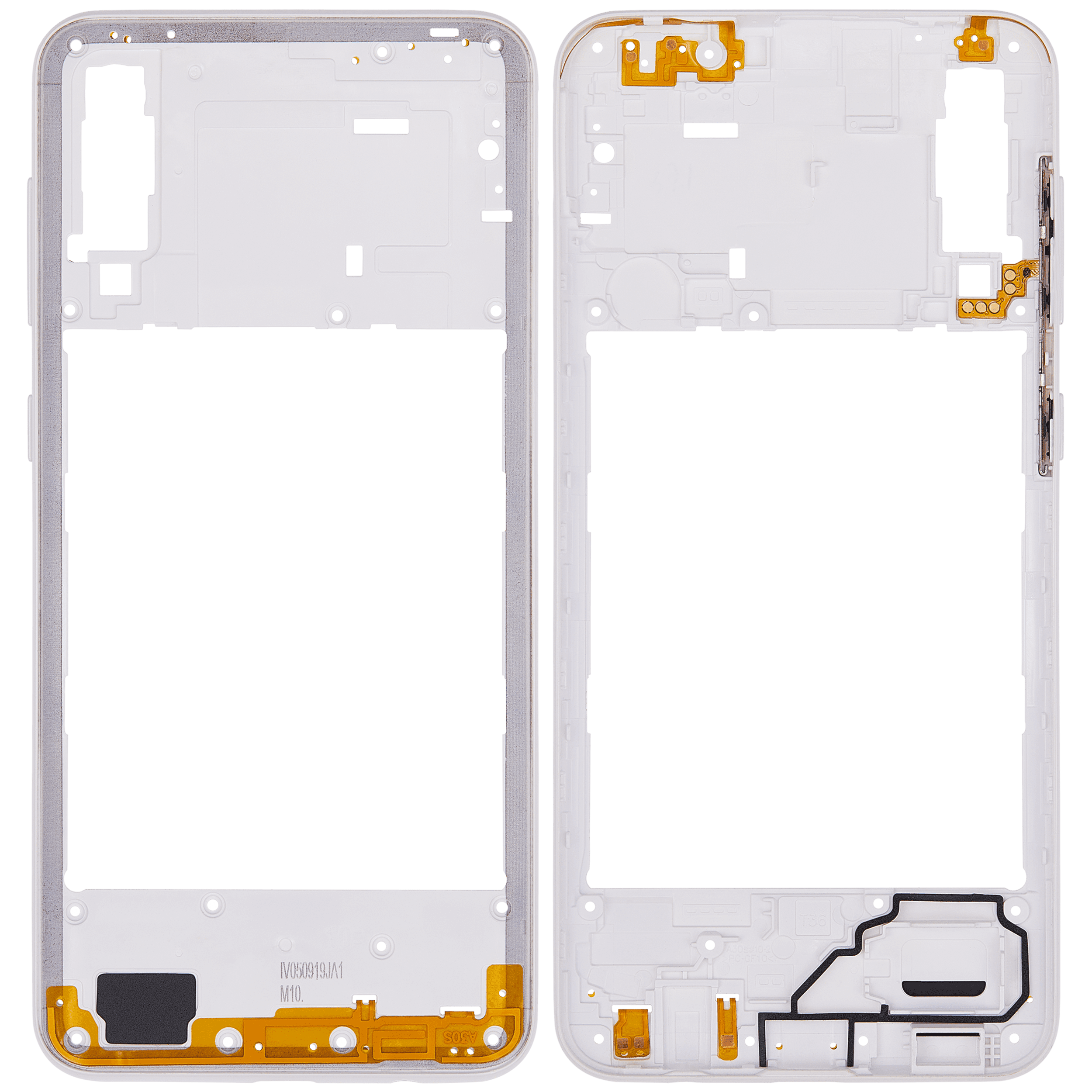 Mittelrahmen für Samsung Galaxy A30s (A307 / 2019) (Prism Crush White) – Bild 2