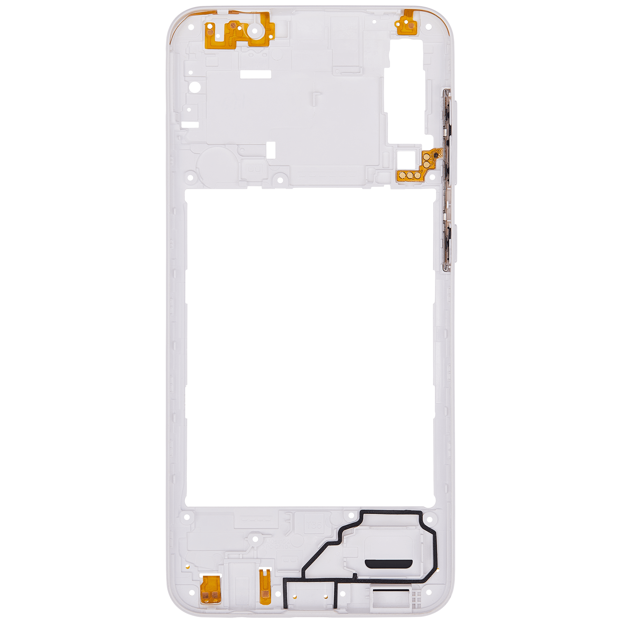 Mittelrahmen für Samsung Galaxy A30s (A307 / 2019) (Prism Crush White) – Bild 4