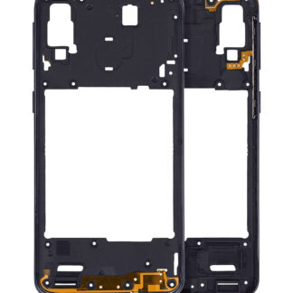 Mittelrahmen für Samsung Galaxy A40 (A405 / 2019) (Aftermarket Plus) (Black (Schwarz))