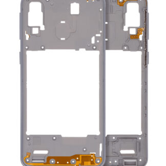 Mittelrahmen für Samsung Galaxy A40 (A405 / 2019) (Aftermarket Plus) (White (Weiß))