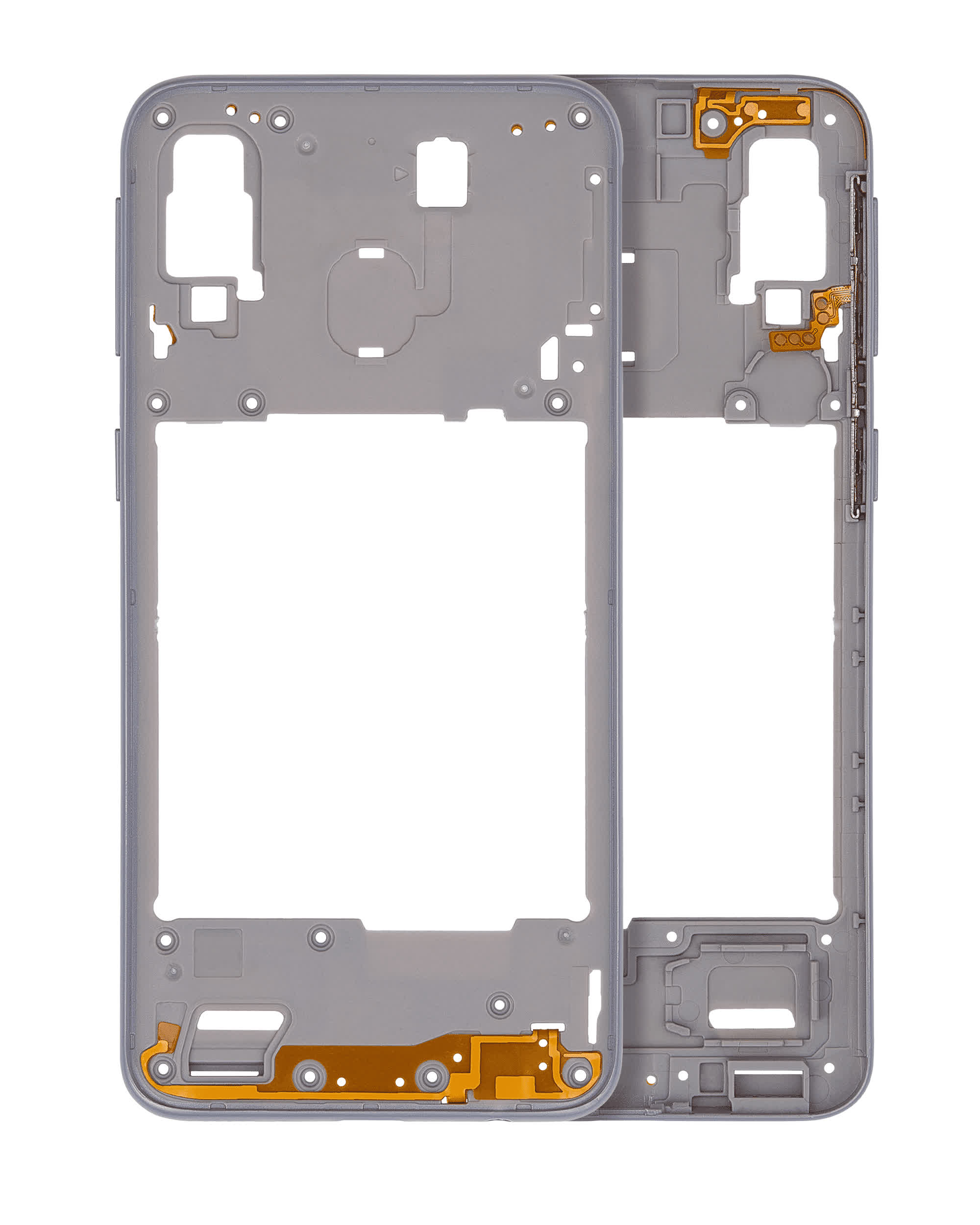 Mittelrahmen für Samsung Galaxy A40 (A405 / 2019) (Aftermarket Plus) (White (Weiß))