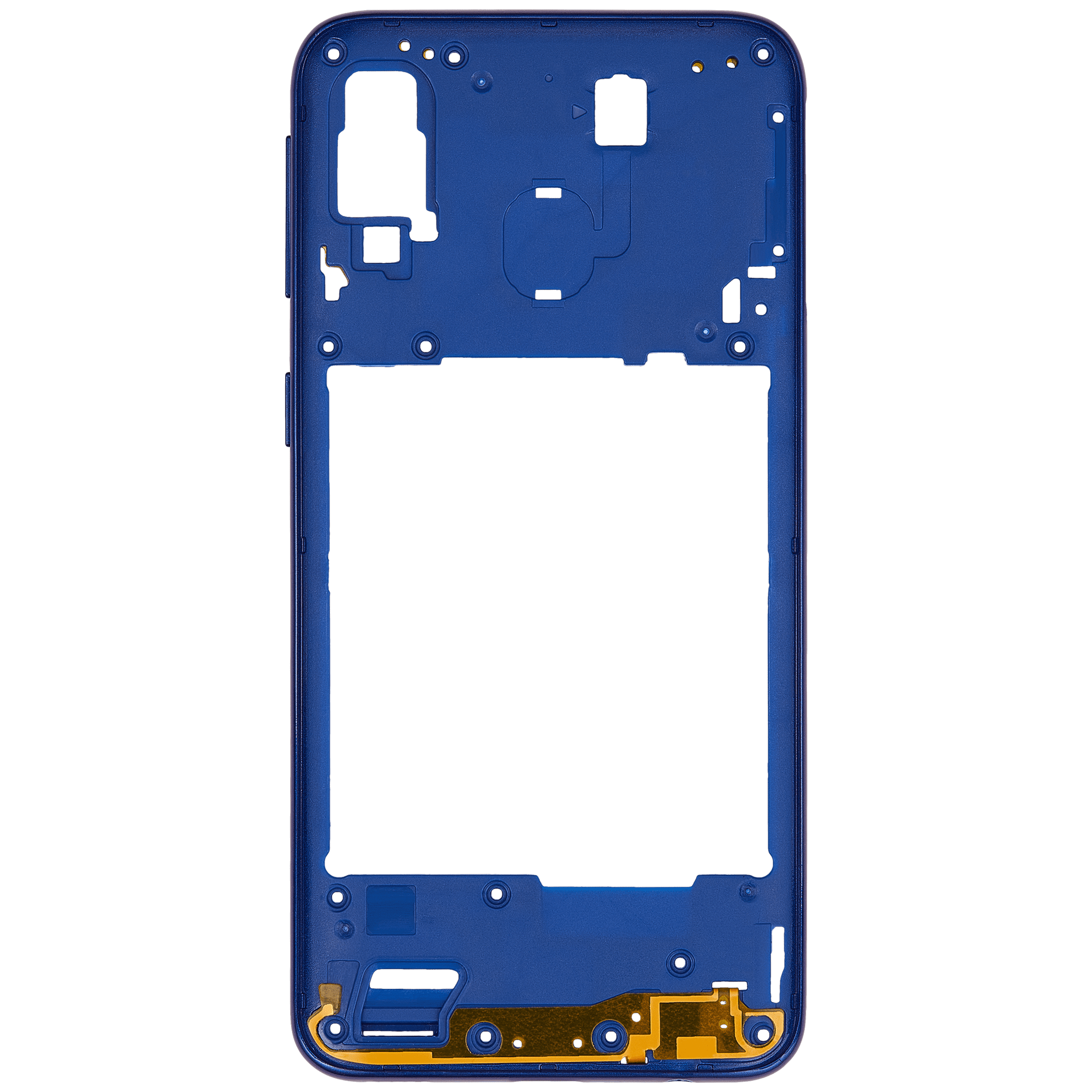 Mittelrahmen für Samsung Galaxy A40 (A405 / 2019) (Aftermarket Plus) (Blue (Blau)) – Bild 3
