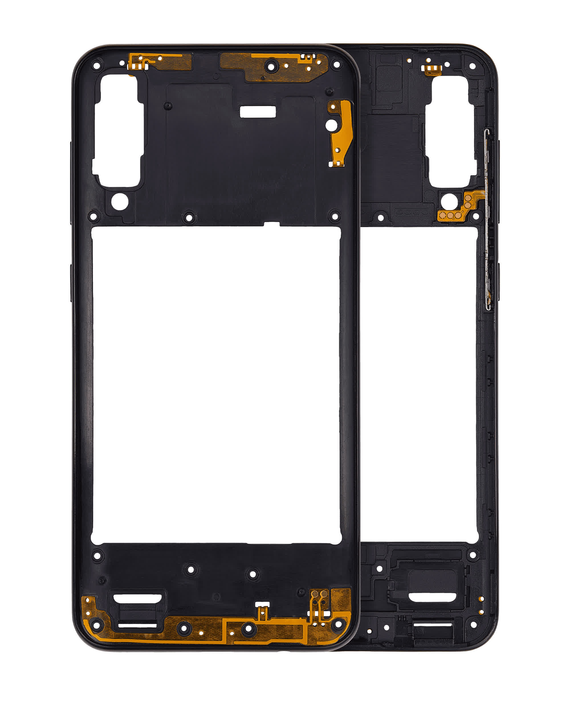 Mittelrahmen für Samsung Galaxy A50s (A507 / 2019) (Aftermarket Plus) (Prism Crush Black)