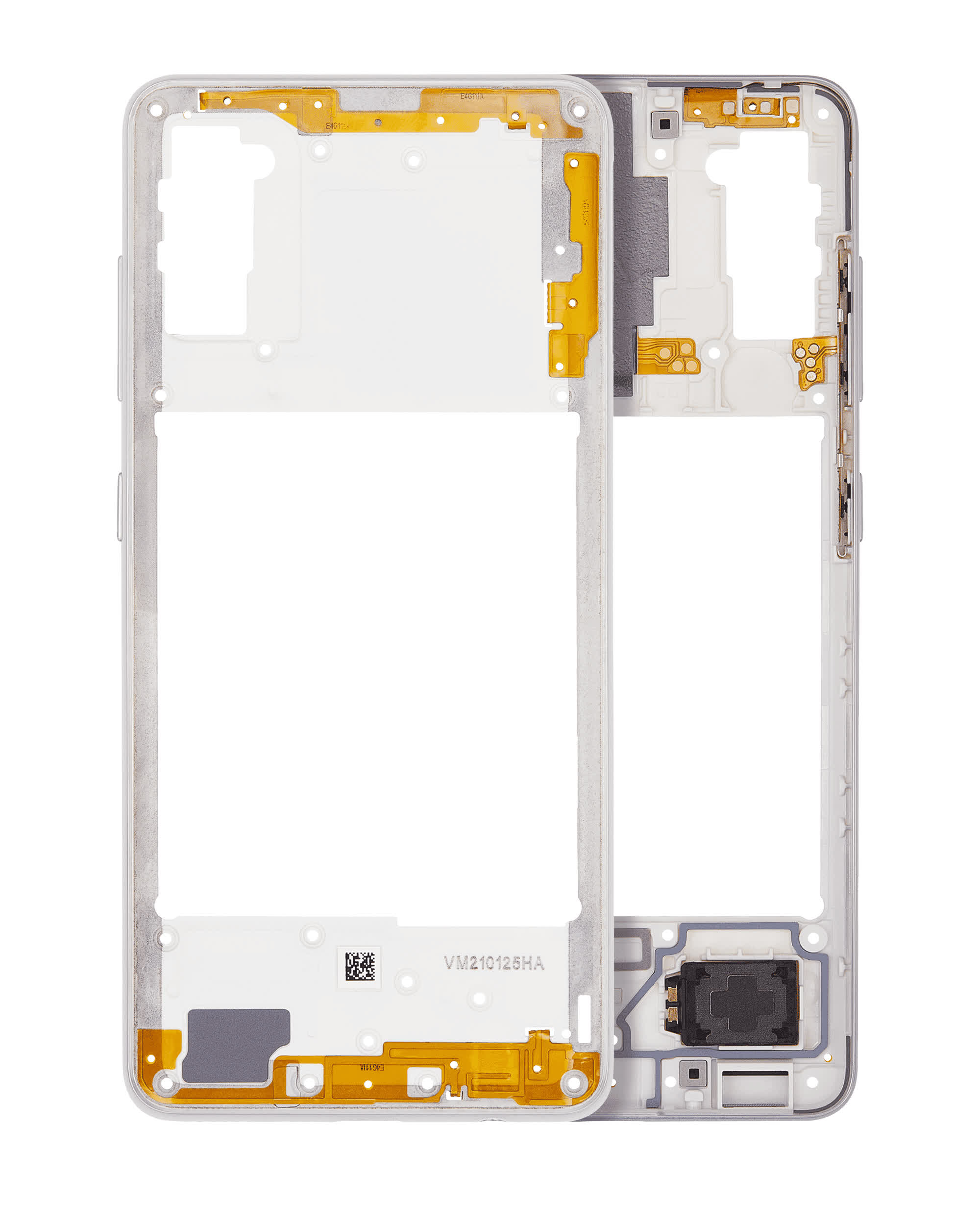 Mittelrahmen für Samsung Galaxy A41 (A415 / 2020) (Aftermarket Plus) (Prism Crush Silver)