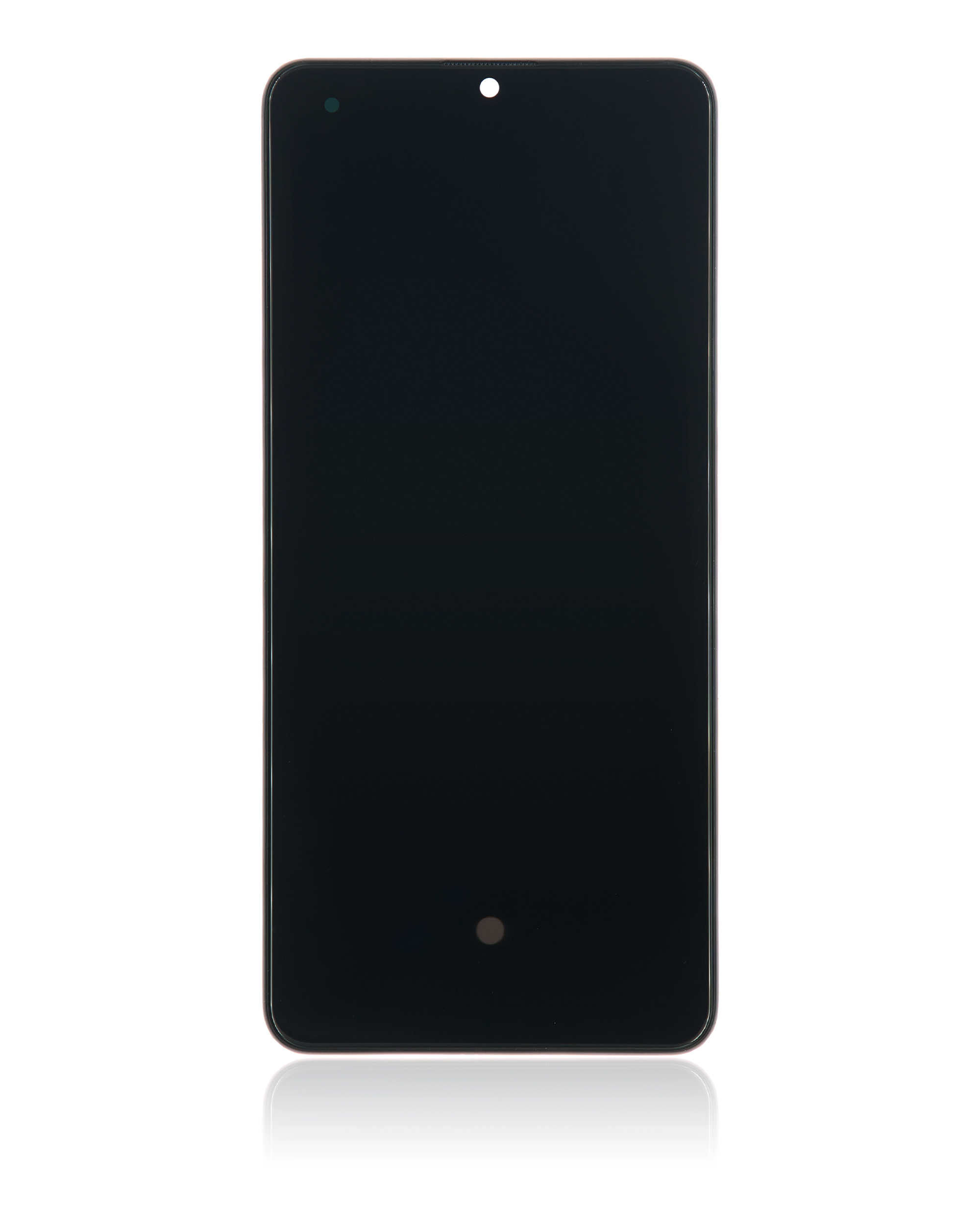 OLED Display mit Rahmen für Samsung Galaxy A32 4G (A325 / 2021) (Aftermarket Plus) (Awesome Black) – Bild 3