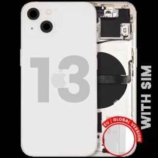 Rückgehäuse mit Kleinteilen für iPhone 13 (EU / globale Version) (ausgebautes Originalteil: Grade A) (Starlight)