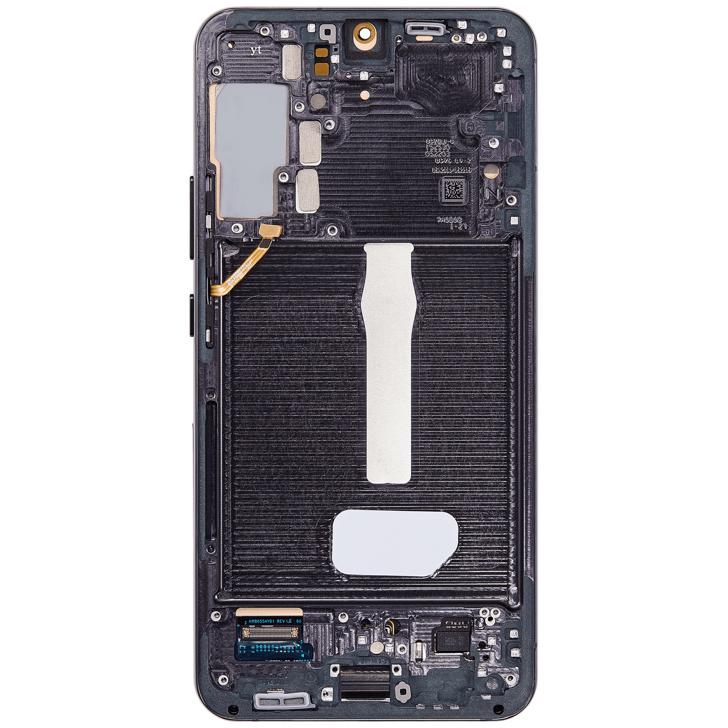 OLED Display mit Rahmen für Samsung Galaxy S22 Plus 5G (US & International Version) (professionell aufgearbeitet) (Phantom Black) – Bild 4