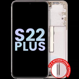 OLED Display mit Rahmen für Samsung Galaxy S22 Plus 5G (Service Pack) (Violet (Violett))