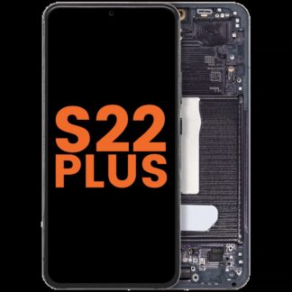 OLED Display mit Rahmen für Samsung Galaxy S22 Plus 5G (Blemish: Grade D) (Phantom Black)