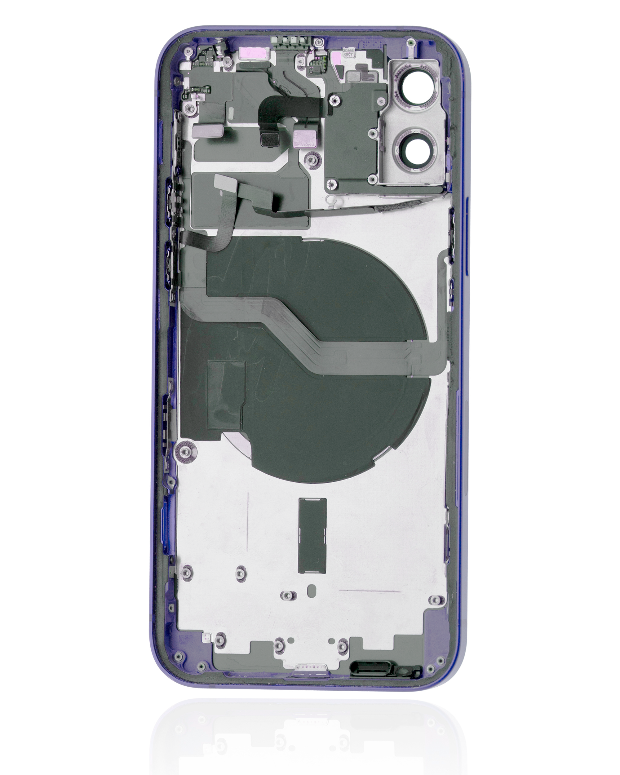 Rückgehäuse mit Kleinteilen für iPhone 12 (US-Version) (ausgebautes Originalteil: Grade B) (Purple (Violett)) – Bild 3