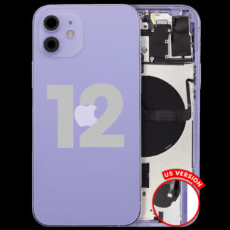 Rückgehäuse mit Kleinteilen für iPhone 12 (US-Version) (ausgebautes Originalteil: Grade C) (Purple (Violett))