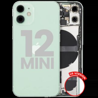 Rückgehäuse mit Kleinteilen für iPhone 12 Mini (US-Version) (ausgebautes Originalteil: Grade A) (Green (Grün))