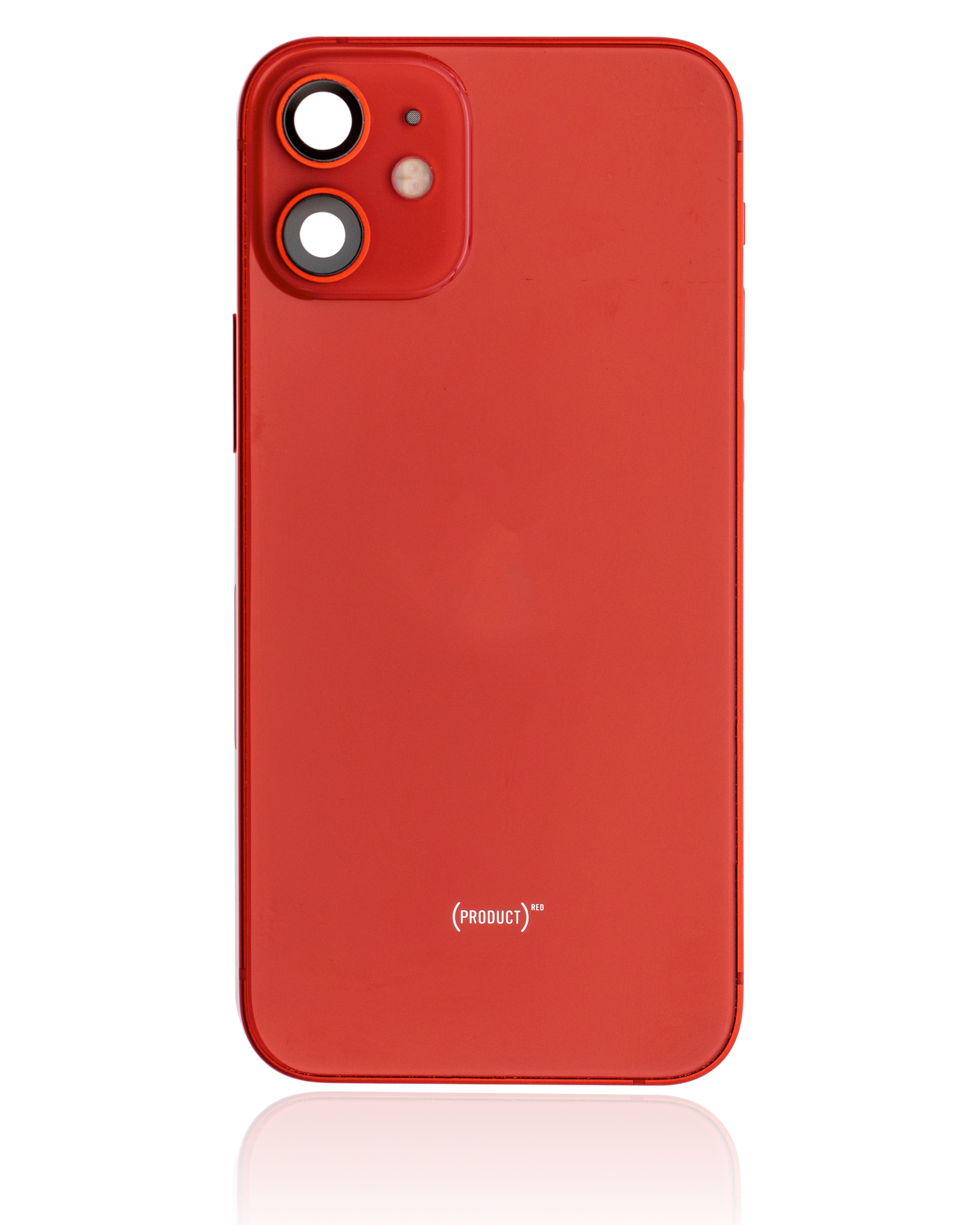 Rückgehäuse mit Kleinteilen für iPhone 12 Mini (US-Version) (ausgebautes Originalteil: Grade C) (Red (Rot)) – Bild 2