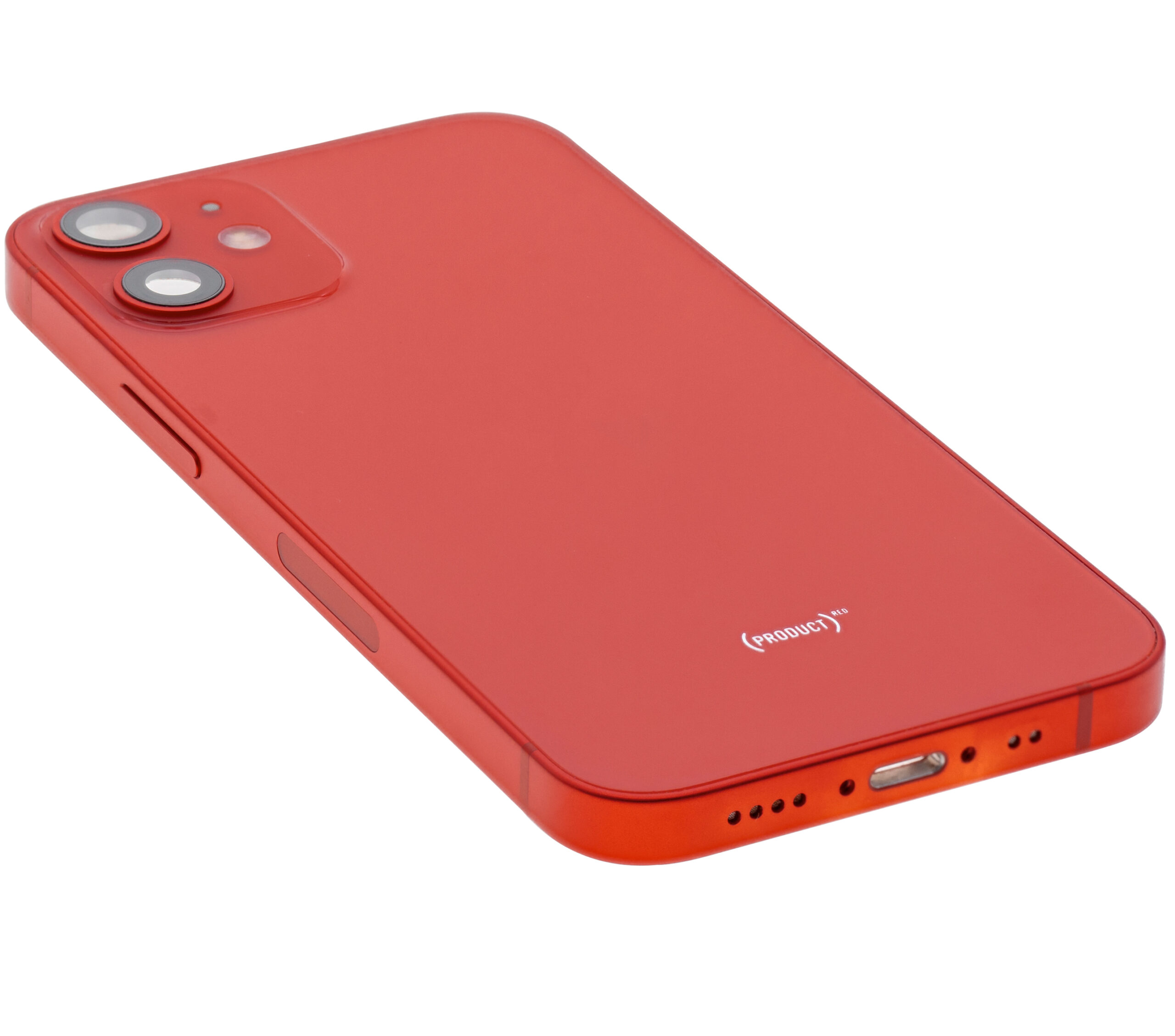 Rückgehäuse mit Kleinteilen für iPhone 12 Mini (US-Version) (ausgebautes Originalteil: Grade C) (Red (Rot)) – Bild 4