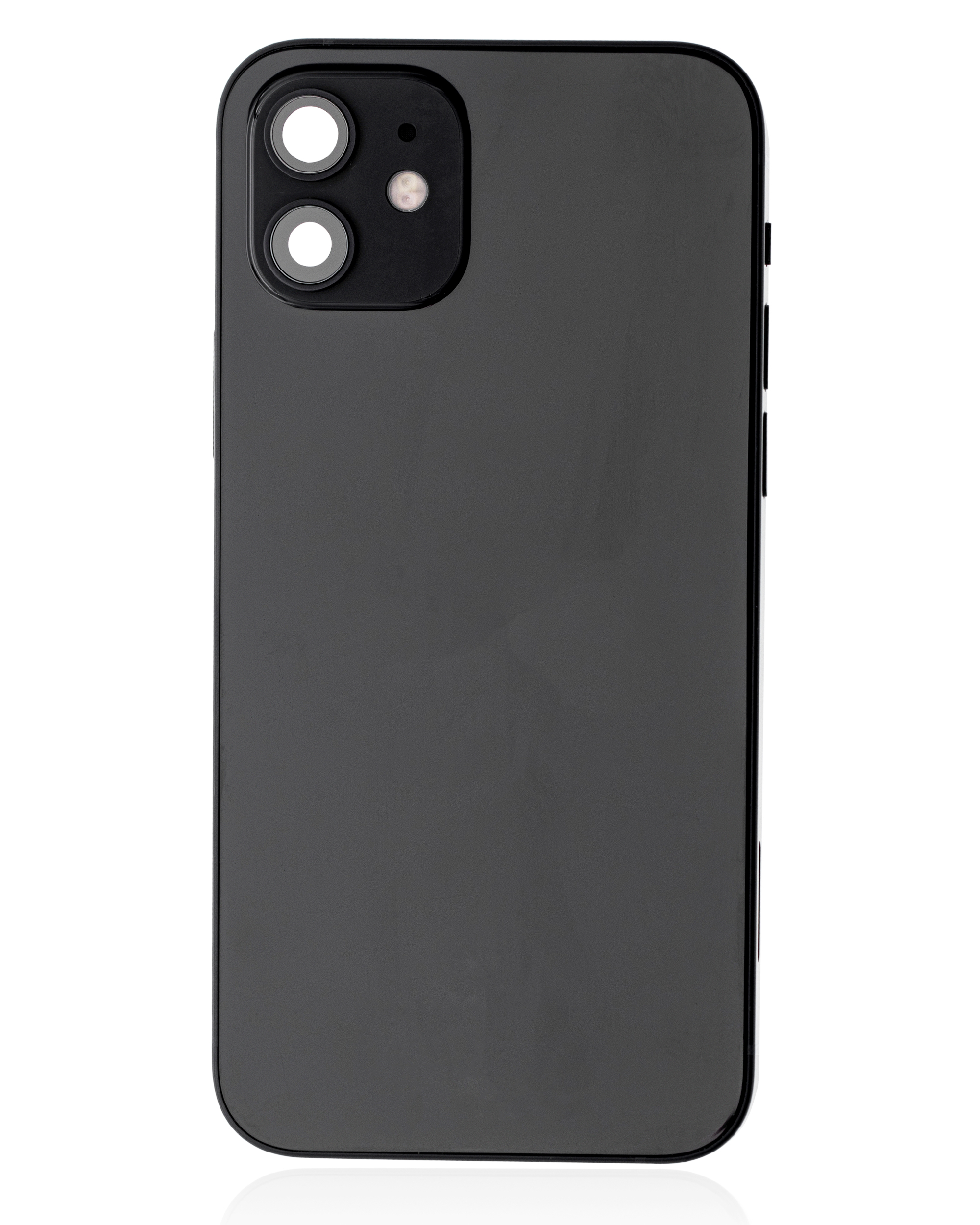 Rückgehäuse mit Kleinteilen für iPhone 12 (US-Version) (ausgebautes Originalteil: Grade B) (Black (Schwarz)) – Bild 2