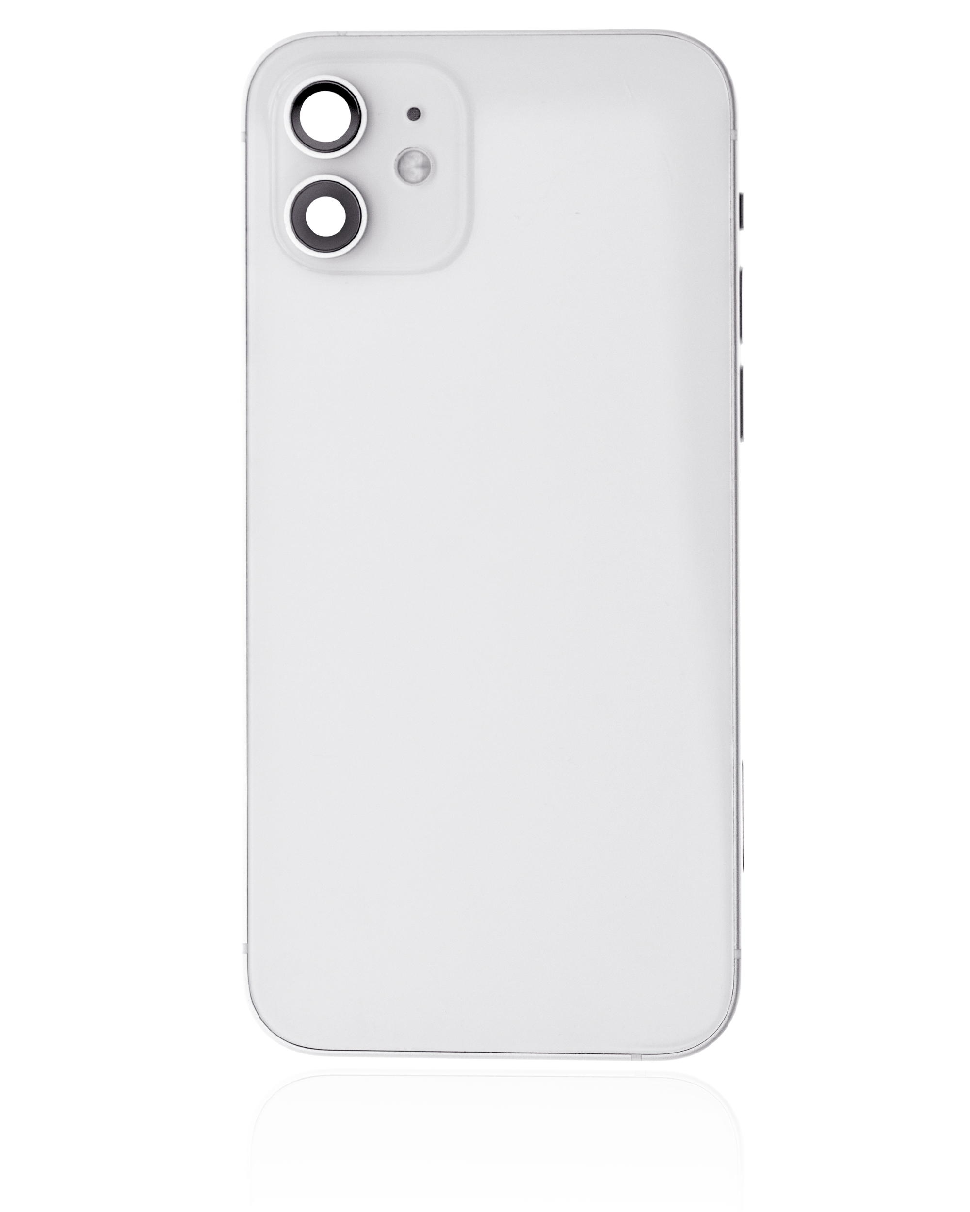 Rückgehäuse mit Kleinteilen für iPhone 12 (US-Version) (ausgebautes Originalteil: Grade B) (White (Weiß)) – Bild 2