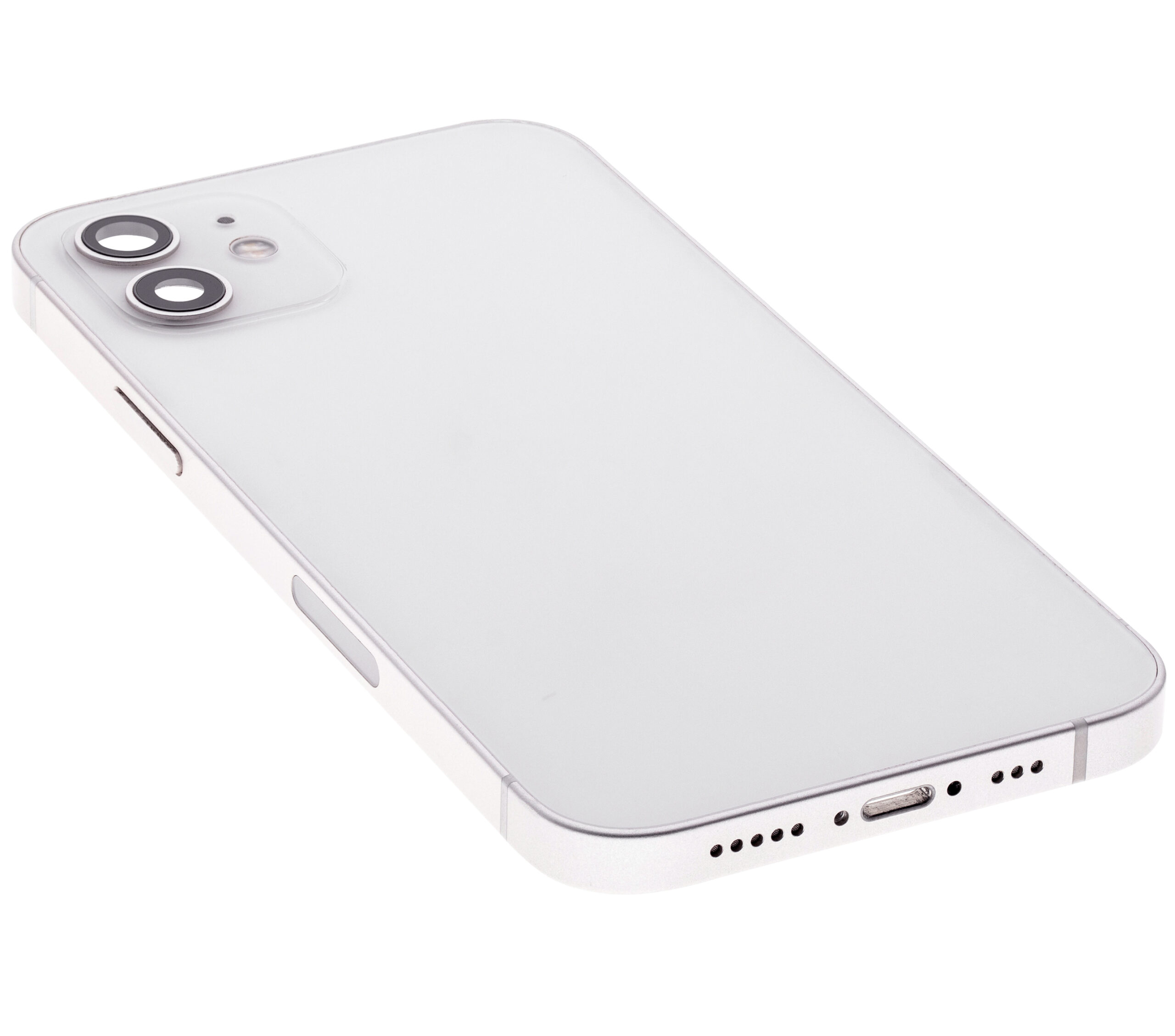Rückgehäuse mit Kleinteilen für iPhone 12 (US-Version) (ausgebautes Originalteil: Grade B) (White (Weiß)) – Bild 4