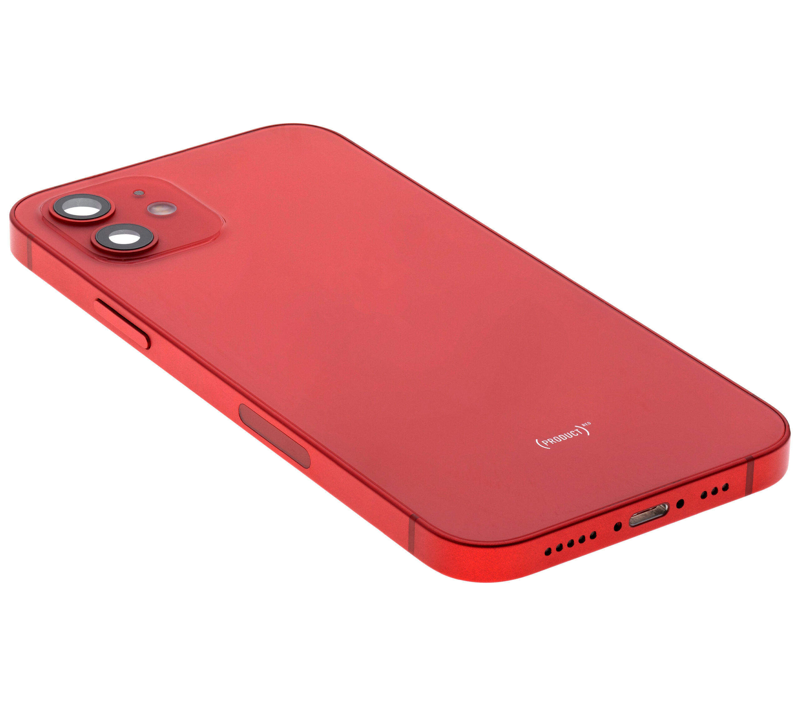 Rückgehäuse mit Kleinteilen für iPhone 12 (US-Version) (ausgebautes Originalteil: Grade B) (Red (Rot)) – Bild 4