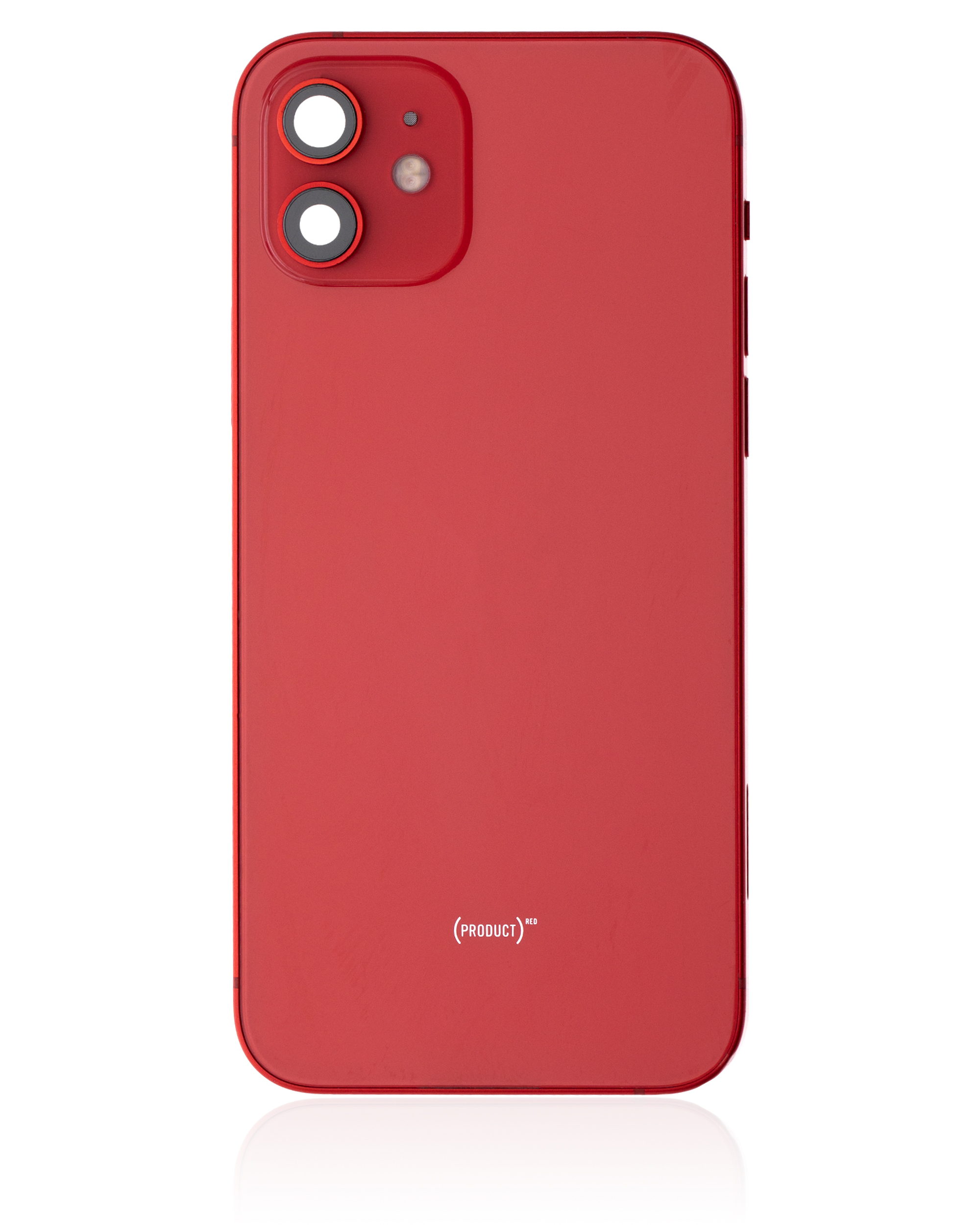 Rückgehäuse mit Kleinteilen für iPhone 12 (US-Version) (ausgebautes Originalteil: Grade C) (Red (Rot)) – Bild 2