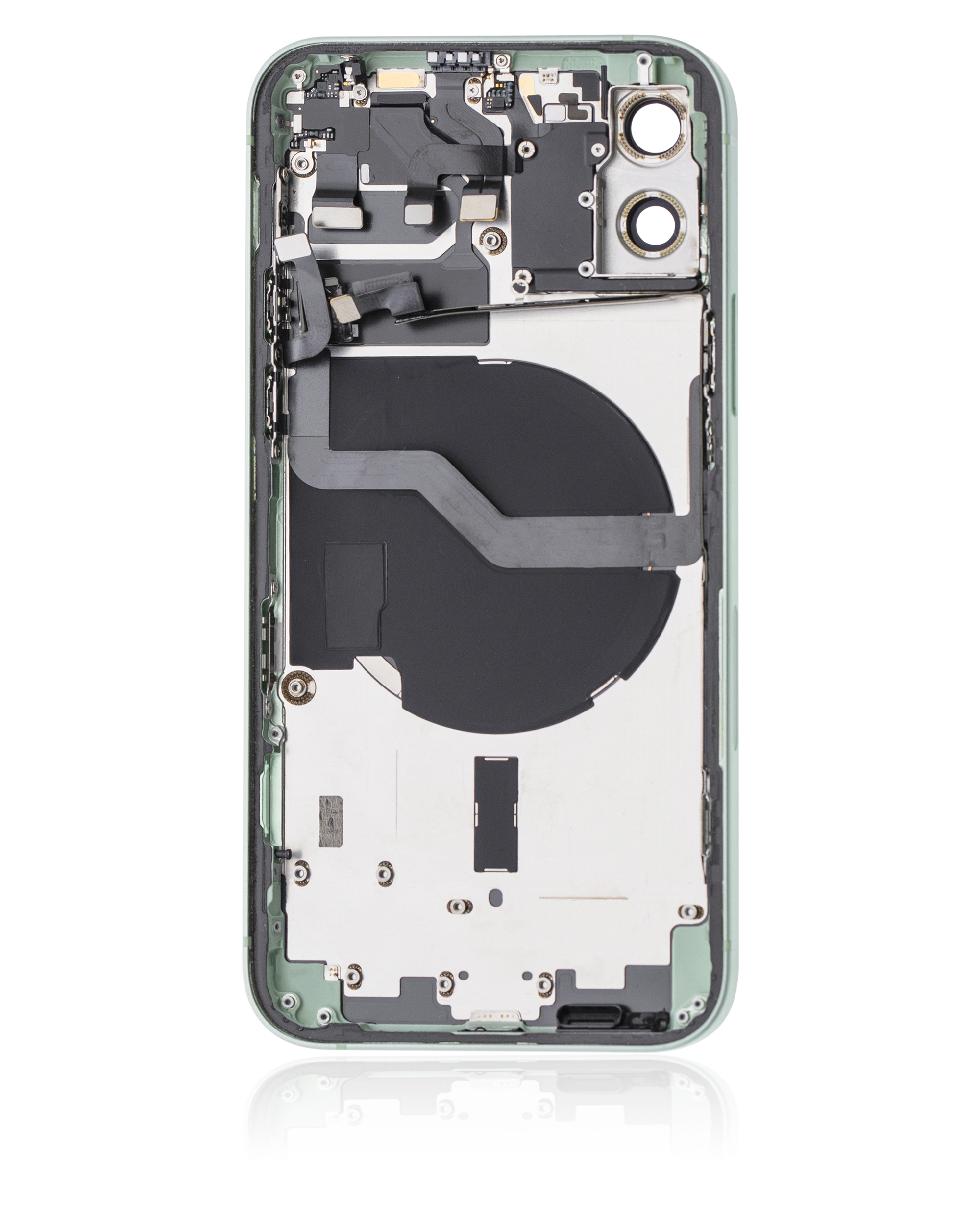 Rückgehäuse mit Kleinteilen für iPhone 12 (US-Version) (ausgebautes Originalteil: Grade C) (Green (Grün)) – Bild 3