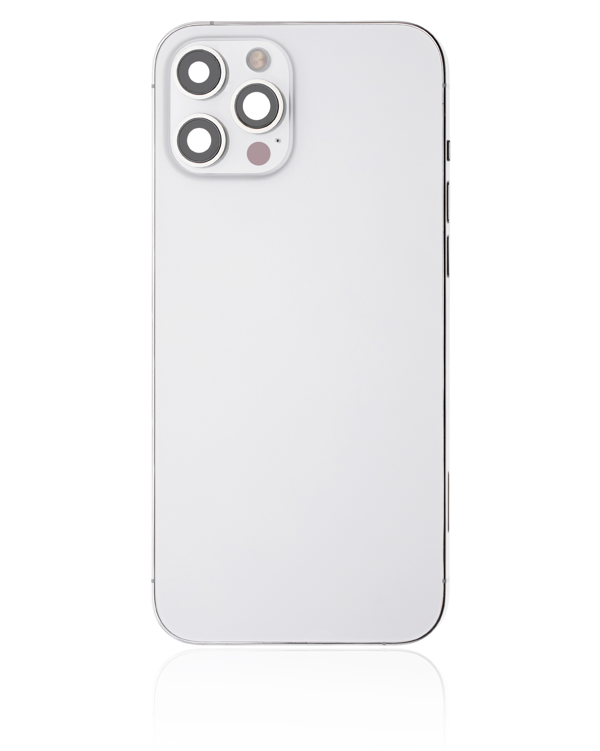 Rückgehäuse mit Kleinteilen für iPhone 12 Pro (US-Version) (ausgebautes Originalteil: Grade B) (Silver (Silber)) – Bild 2