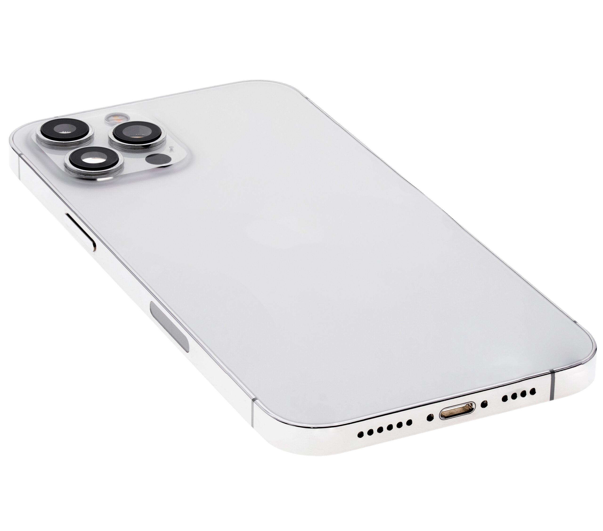 Rückgehäuse mit Kleinteilen für iPhone 12 Pro (US-Version) (ausgebautes Originalteil: Grade B) (Silver (Silber)) – Bild 4