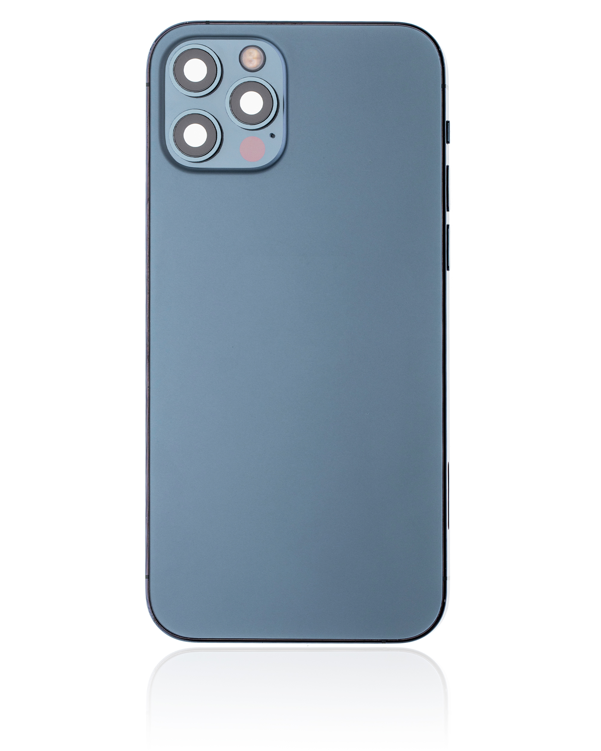 Rückgehäuse mit Kleinteilen für iPhone 12 Pro (US-Version) (ausgebautes Originalteil: Grade C) (Pacific Blue) – Bild 2