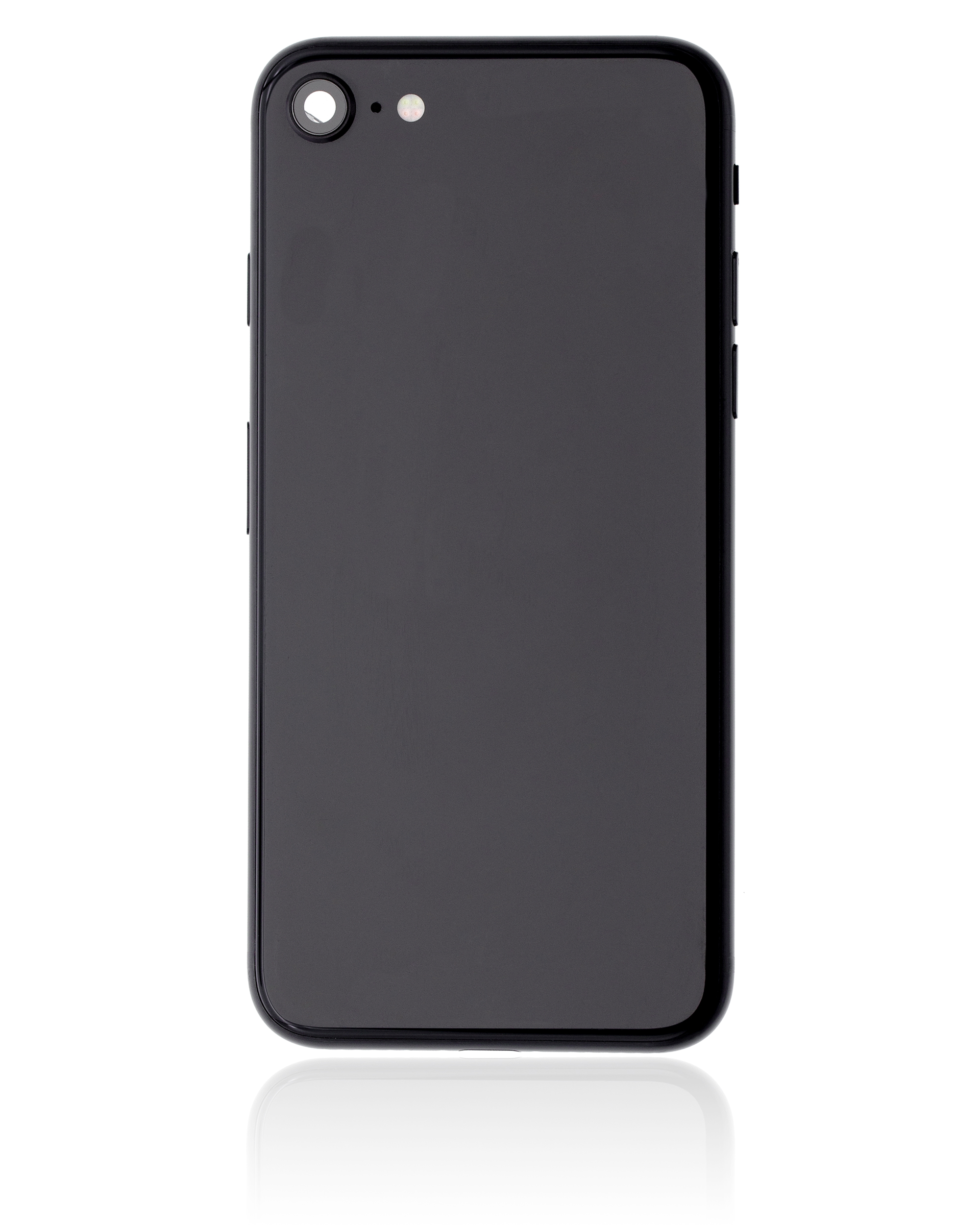 Rückgehäuse mit Kleinteilen vormontiert für iPhone SE (2020) (ausgebautes Originalteil: Grade C) (Black (Schwarz)) – Bild 2
