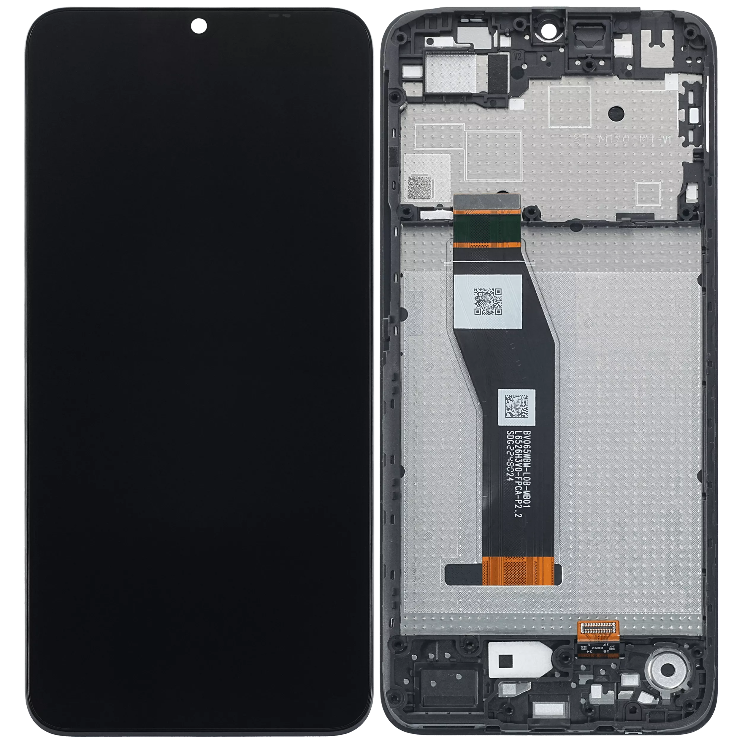 LCD Display mit Rahmen für Motorola Moto E13 (XT2345 / 2023) (professionell aufgearbeitet) – Bild 2