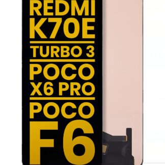 OLED Display ohne Rahmen für Xiaomi Redmi K70E / Turbo 3 / Poco X6 Pro / Poco F6 (professionell aufgearbeitet)