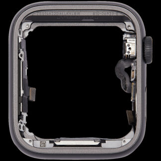 Aluminium Hülle Middle Rahmen (mit Crown und Crown Kabel) für Watch Series SE (1. Gen) (44MM) (GPS Version) (Space Black)