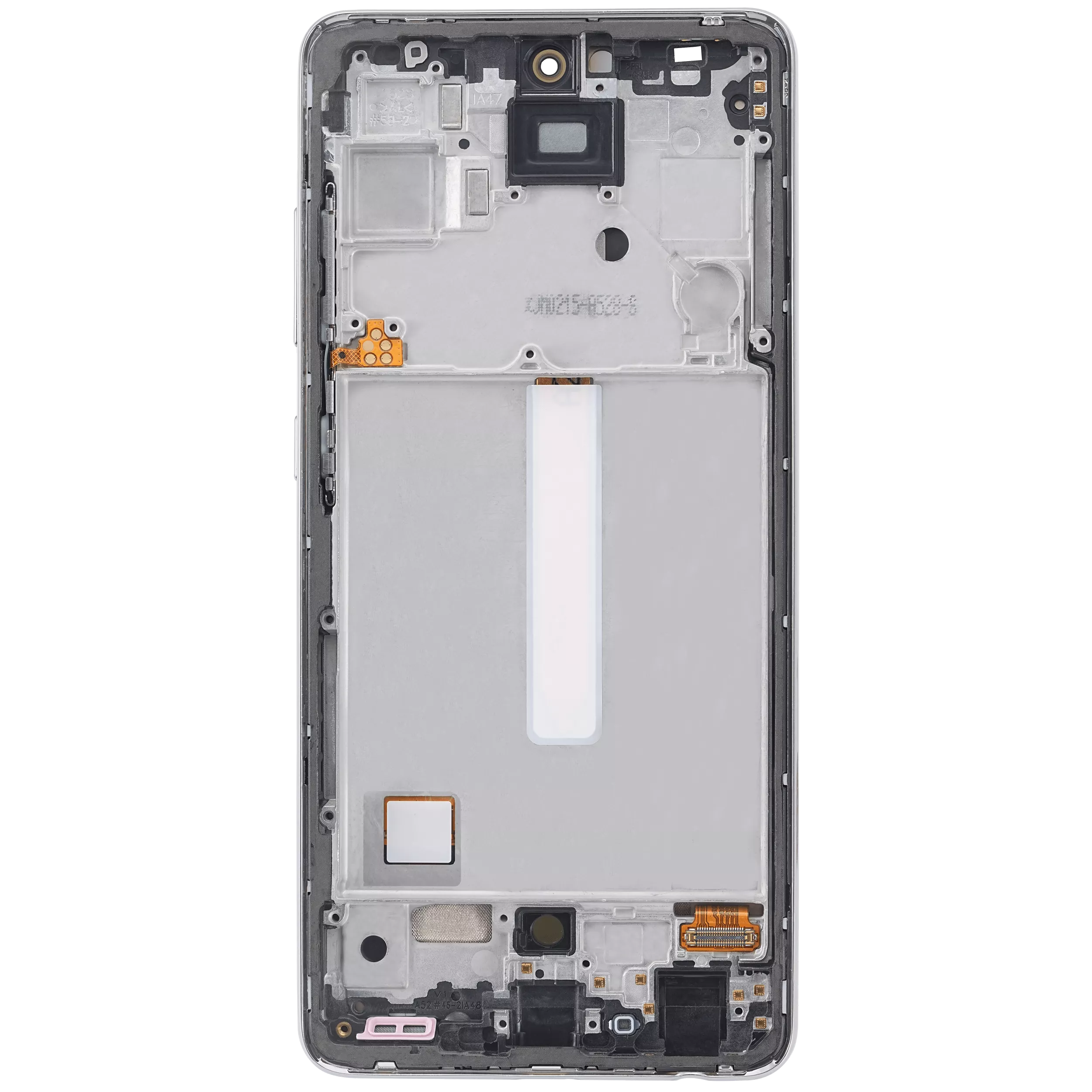 OLED Display mit Rahmen für Samsung Galaxy A52 4G (A525 / 2021) / A52 5G (A526 / 2021) / A52S 5G (A528 / 2021) (6.46") (Aftermarket Plus) (Awesome Wh – Bild 4