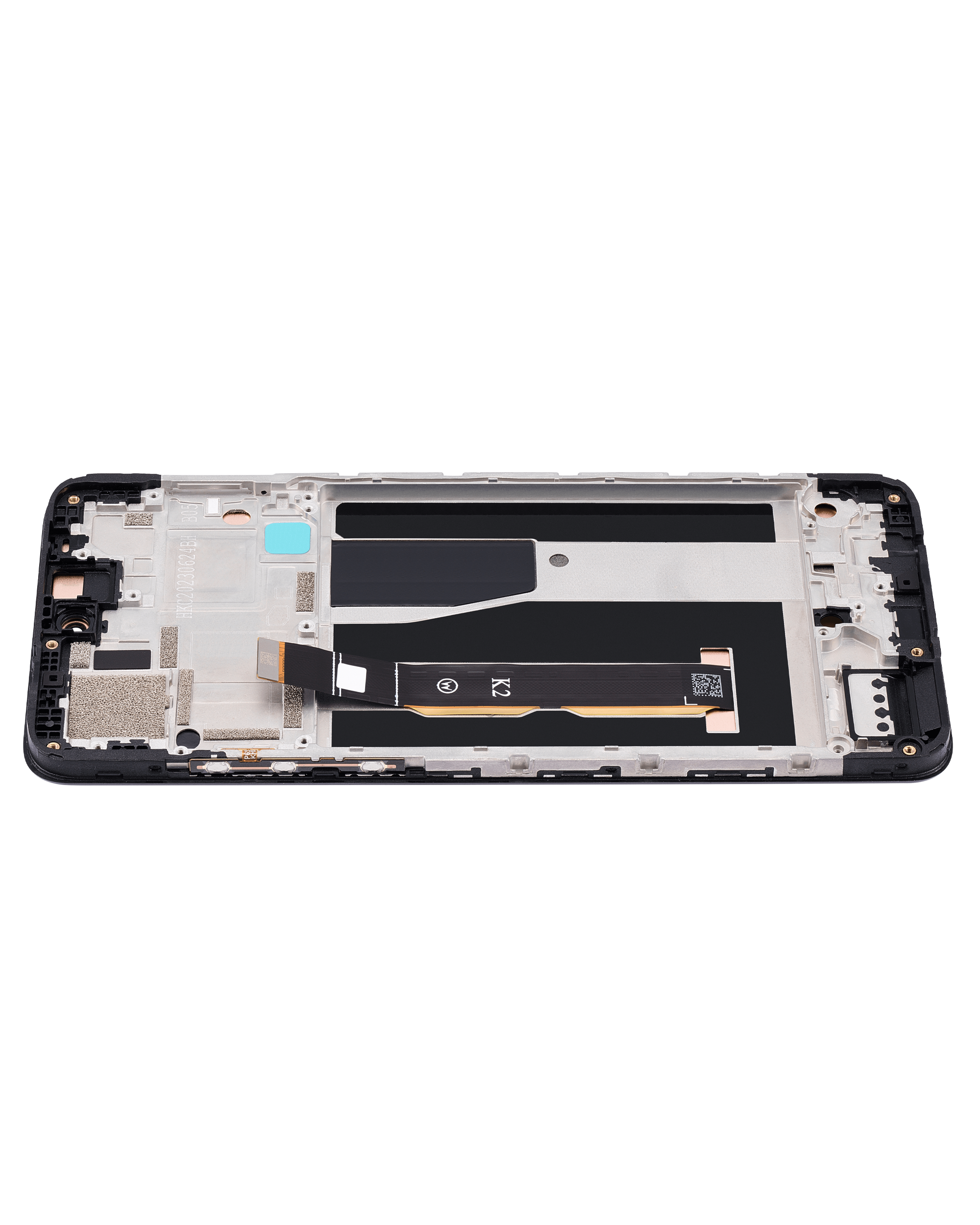 OLED Display mit Rahmen für Motorola Moto G84 (XT2347 / 2023) (professionell aufgearbeitet) – Bild 3