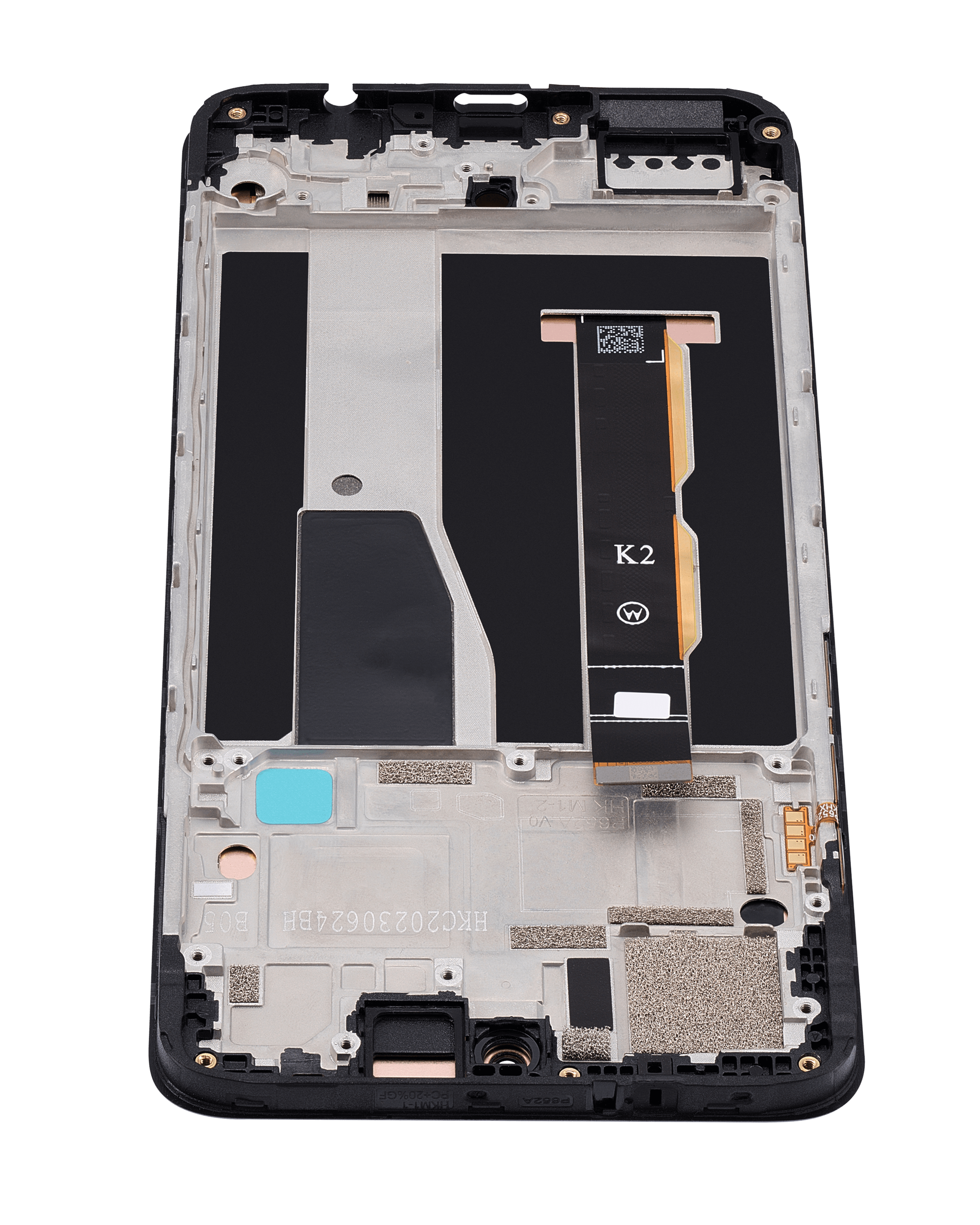 OLED Display mit Rahmen für Motorola Moto G84 (XT2347 / 2023) (professionell aufgearbeitet) – Bild 4