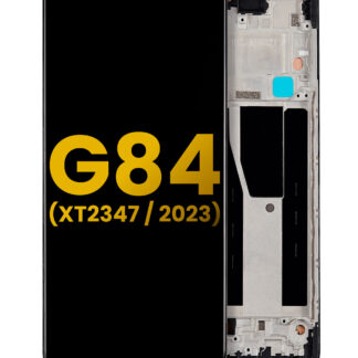OLED Display mit Rahmen für Motorola Moto G84 (XT2347 / 2023) (professionell aufgearbeitet)