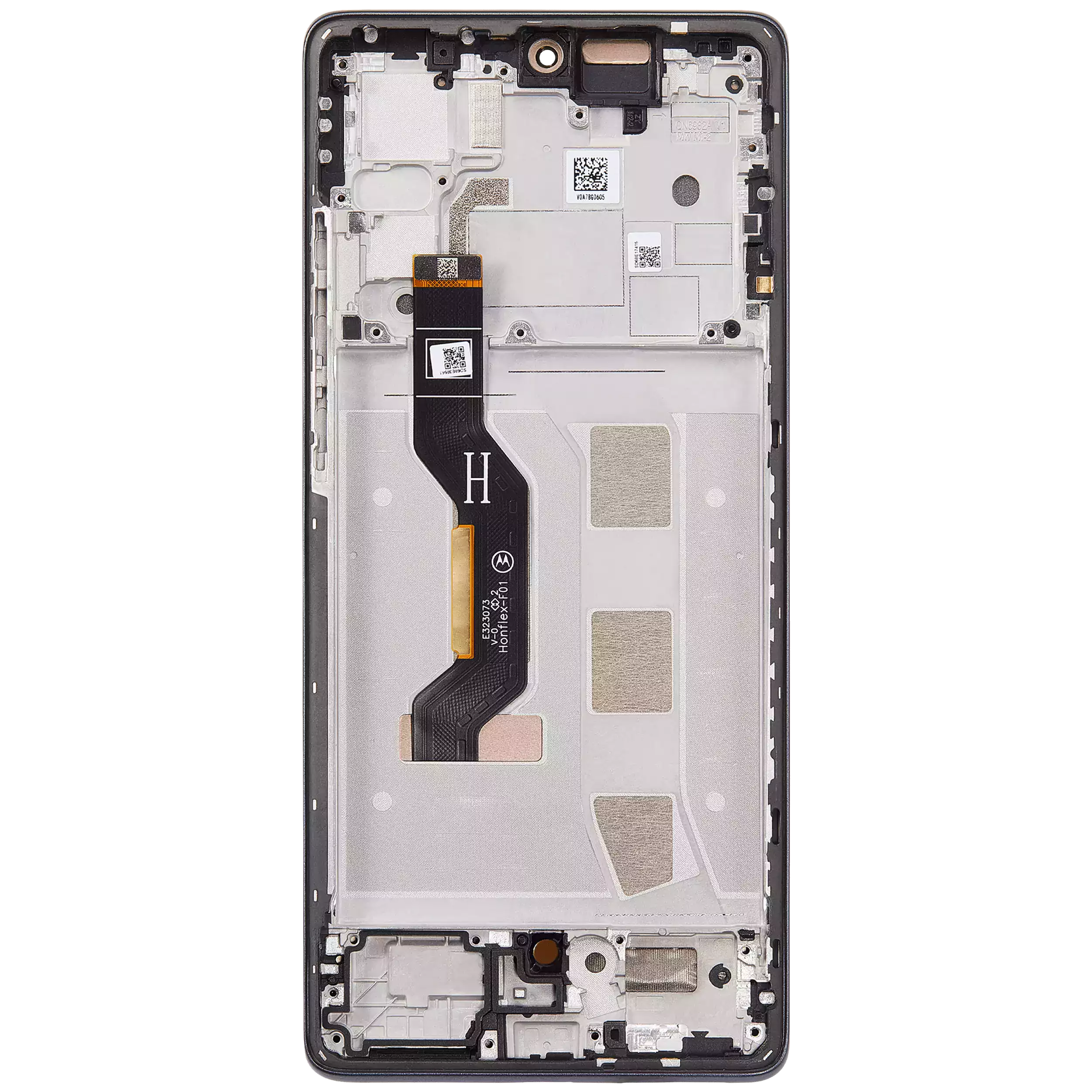 OLED Display mit Rahmen für Motorola Moto G85 (XT2427-3 / 2024) (professionell aufgearbeitet) (Urban Grey) – Bild 4
