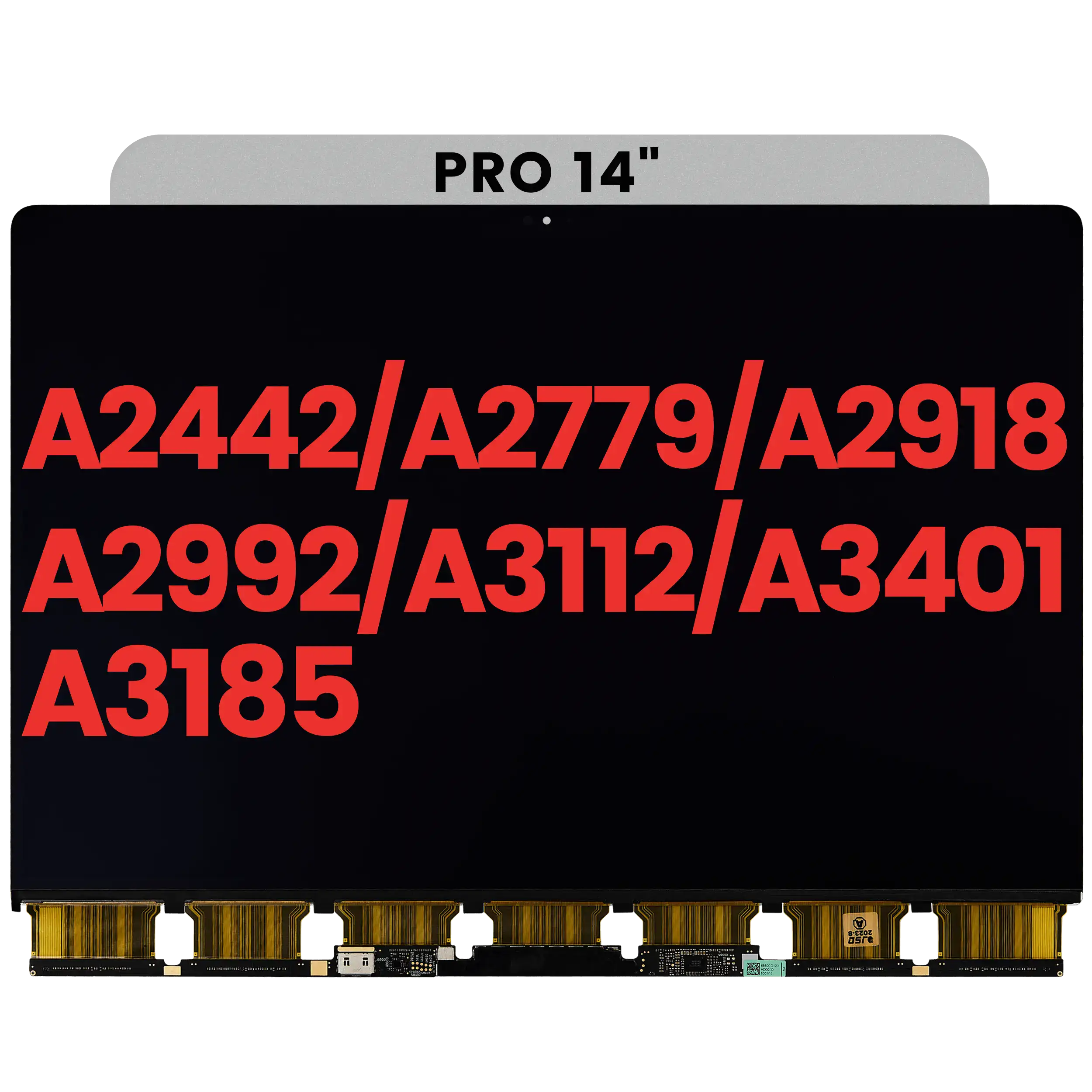 LCD Panel einzeln für MacBook Pro 14" (A2442 / A2779 / A2918 / A2992 / A3112 / A3401 / A3185) (mit alle Jahrgänge) (Aftermarket Plus) – Bild 3