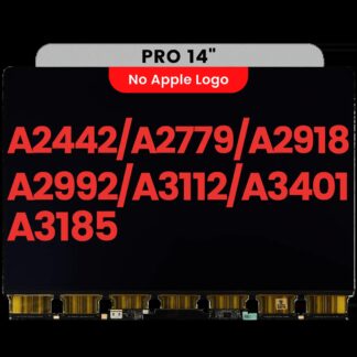 LCD Panel einzeln für MacBook Pro 14" (A2442 / A2779 / A2918 / A2992 / A3112 / A3401 / A3185) (mit alle Jahrgänge) (Aftermarket Plus)
