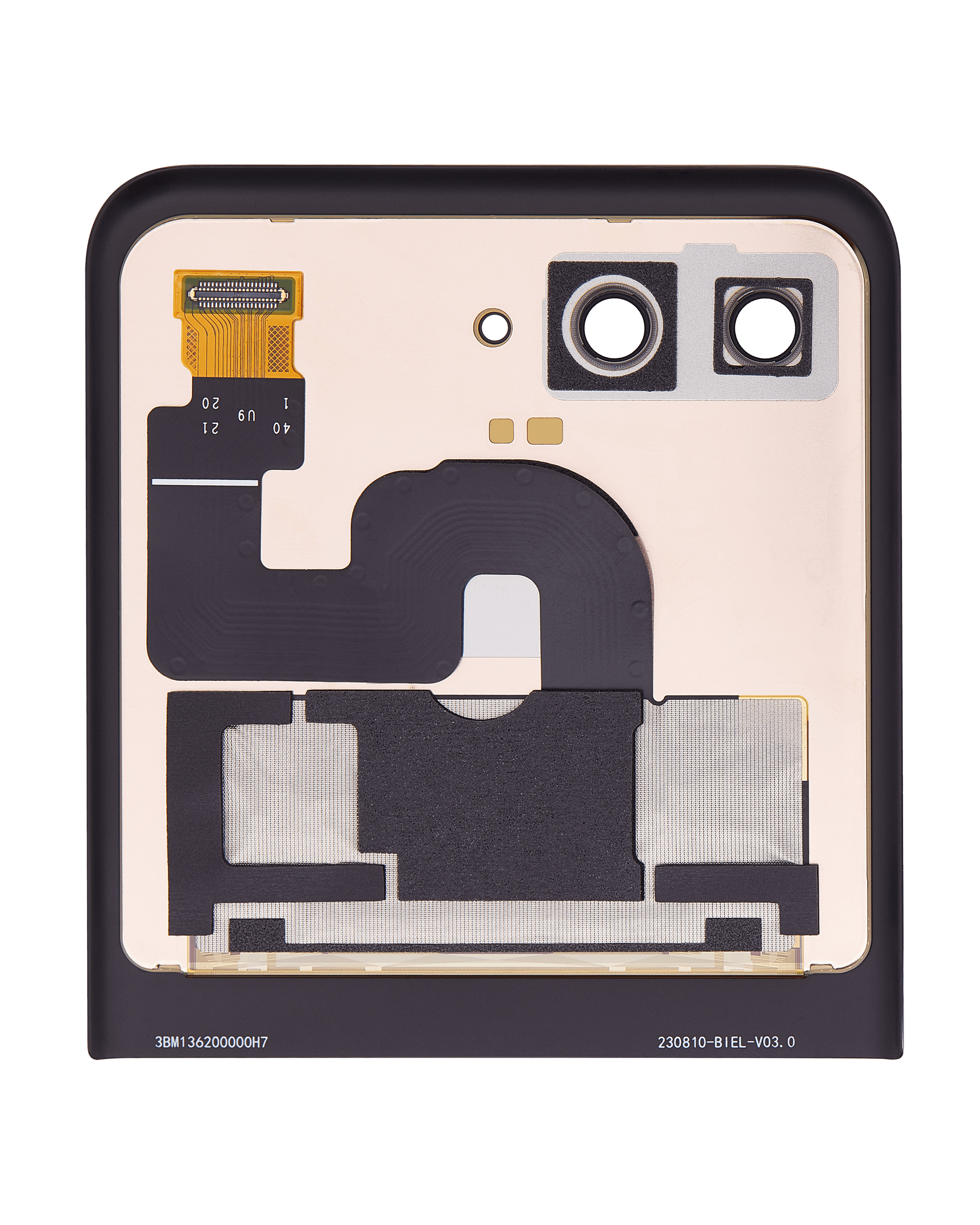 Outer OLED Display für Motorola Moto Razr Plus 2023 / Razr 40 Ultra (XT2321 / 2023) (Original) – Bild 2